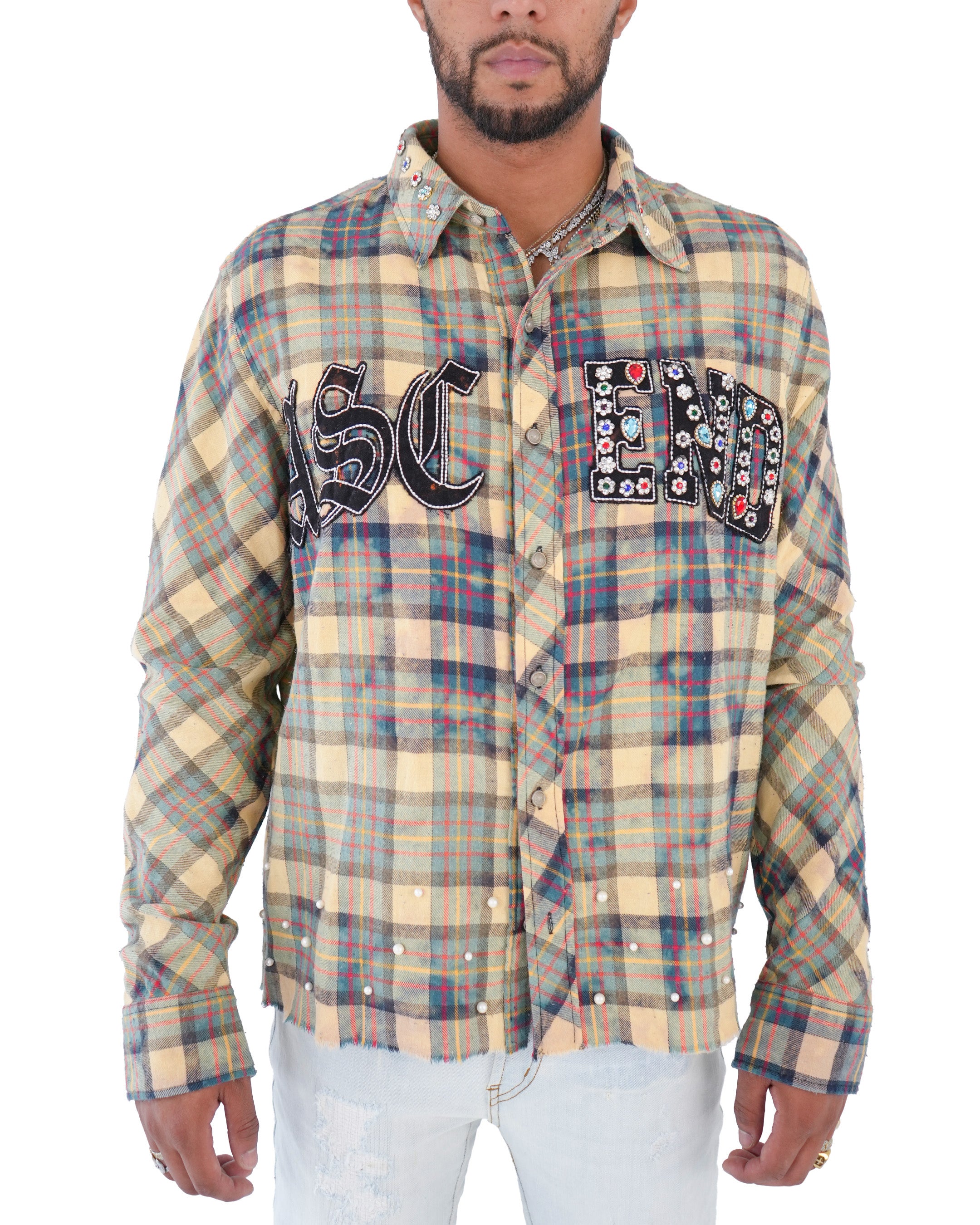 Ascend Eternal Beige Flannel Shirt