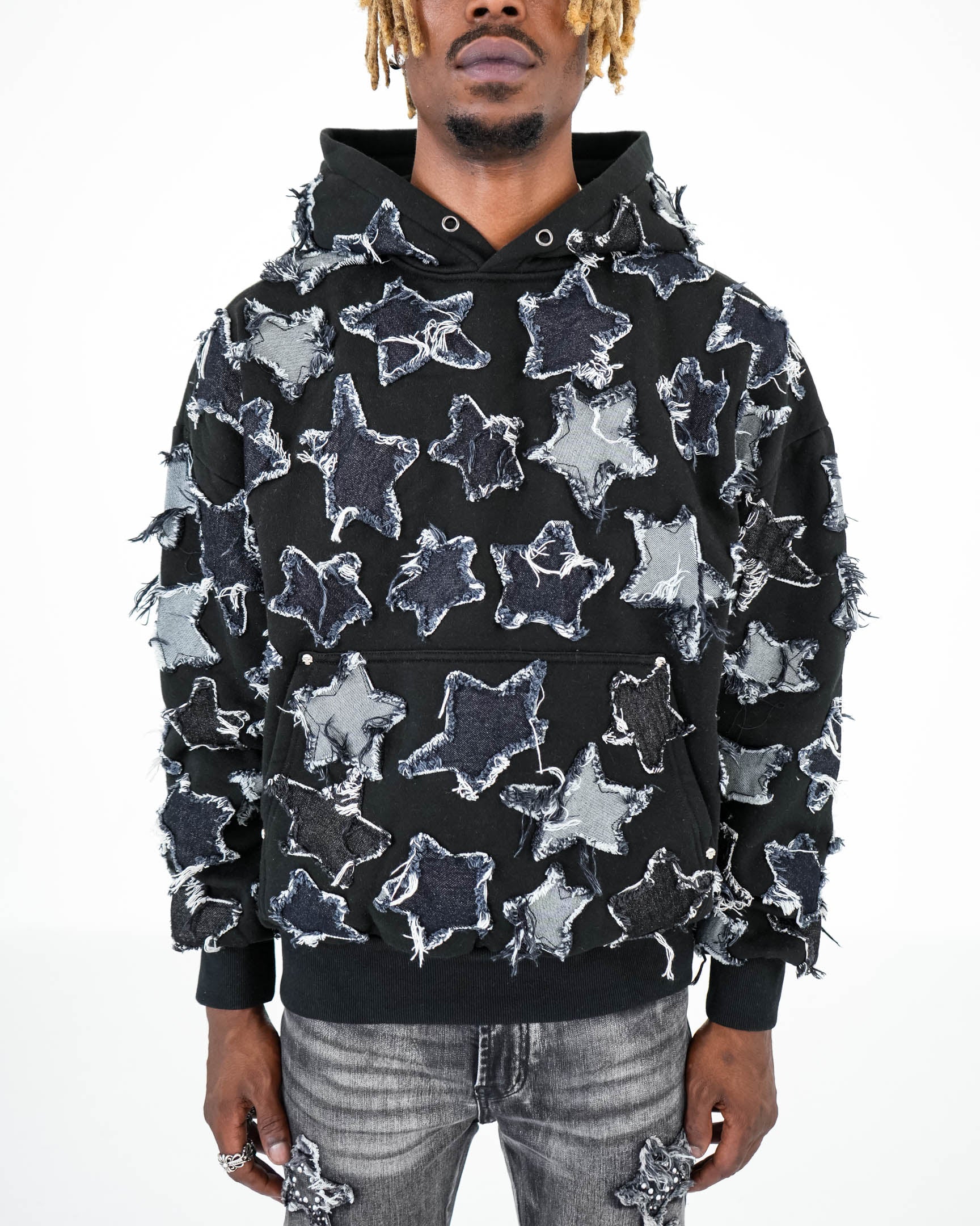 Midnight Starfall Dreams Hoodie