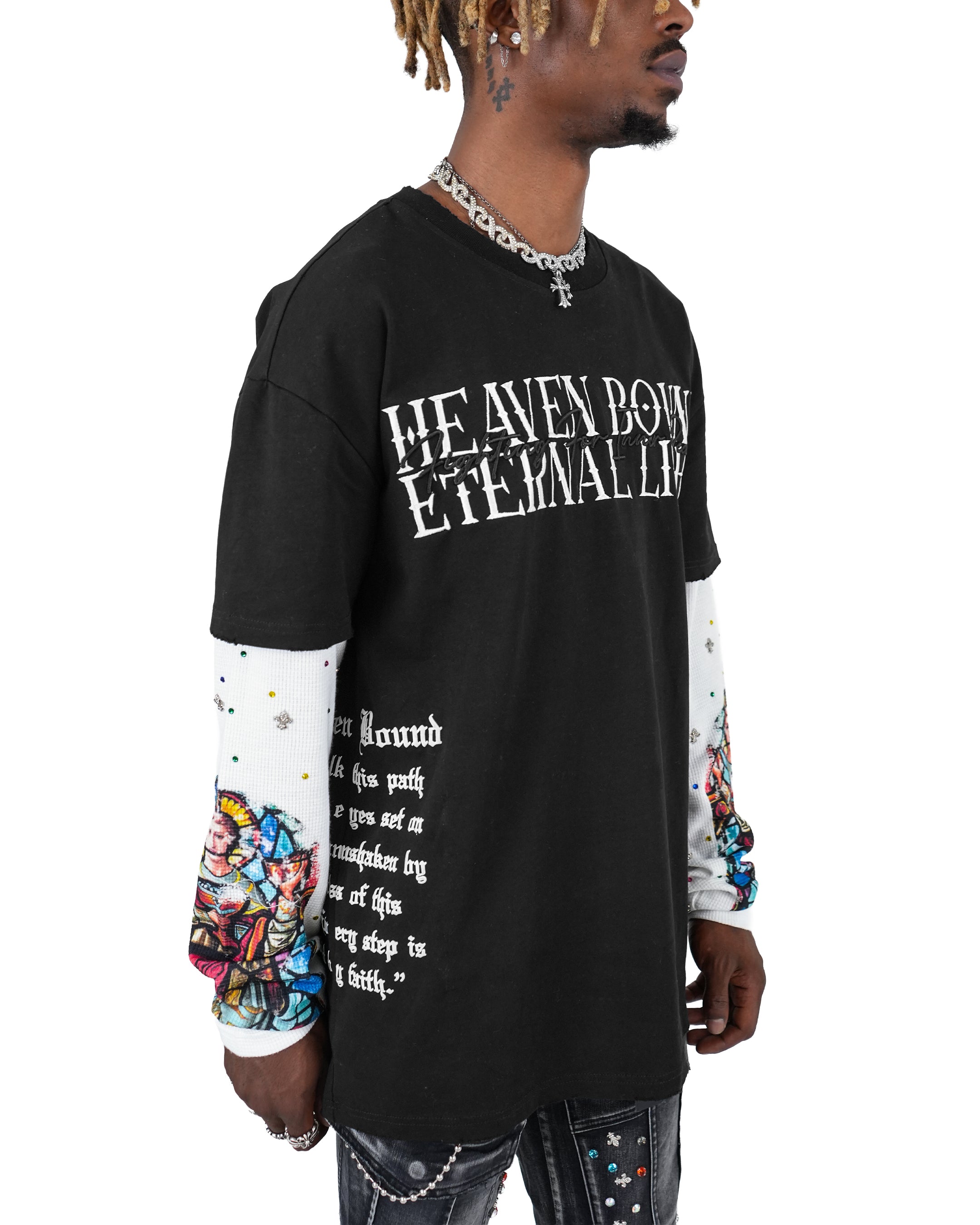 Heaven Bound Eternal Black Tee