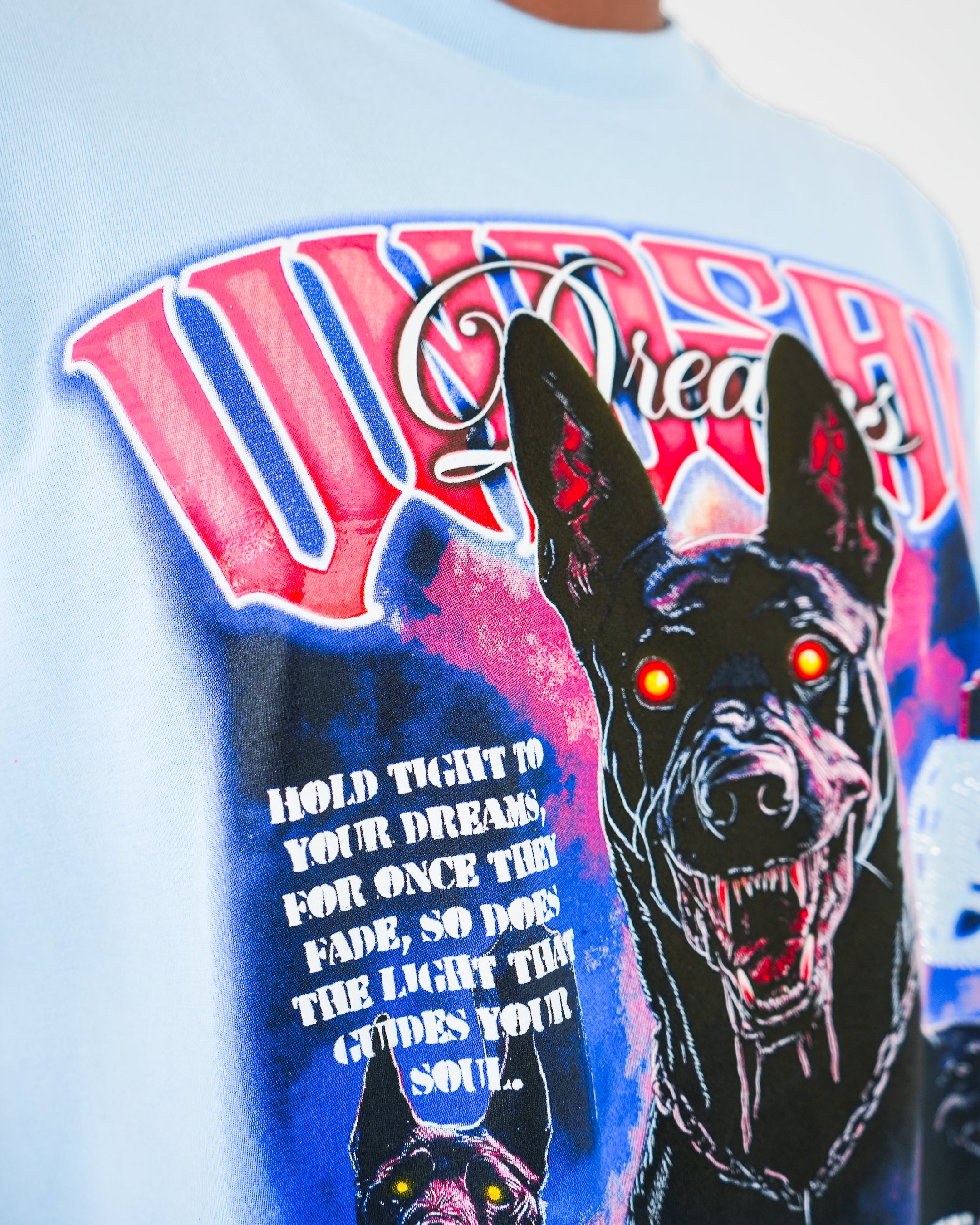 Hound of Shadows Light Blue T-Shirt