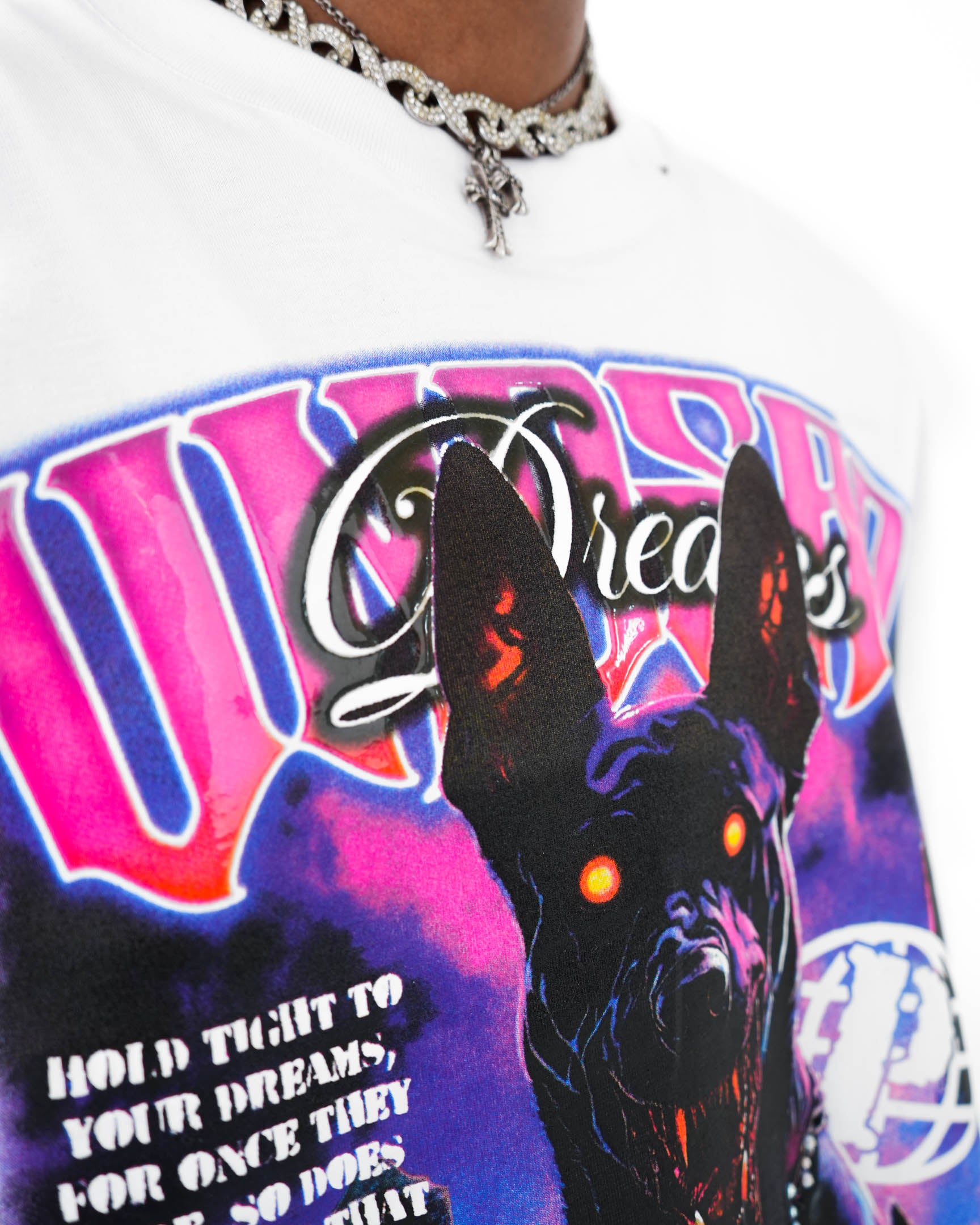 Hound of Shadows White T-Shirt