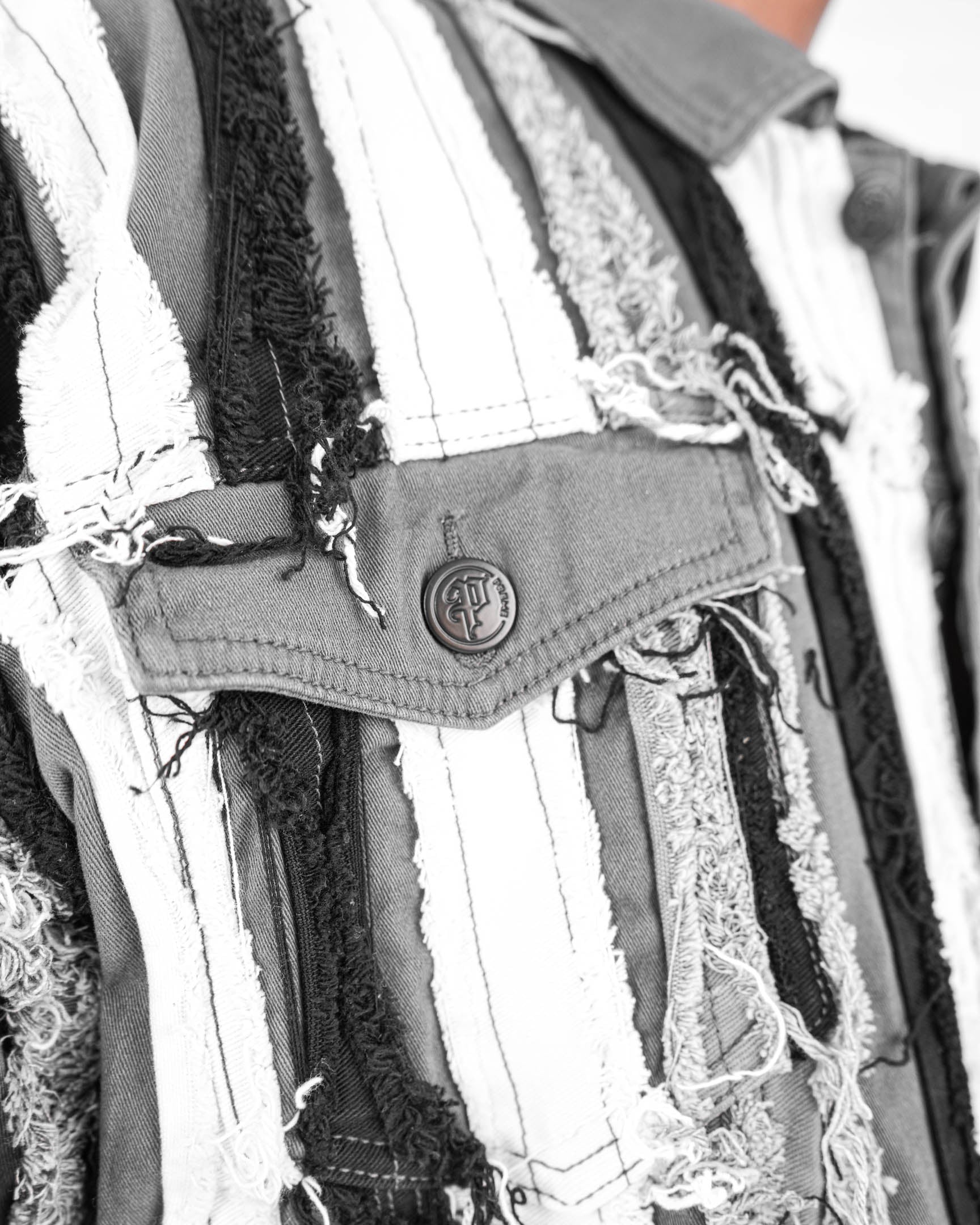 Trinity Distressed Denim Jacket