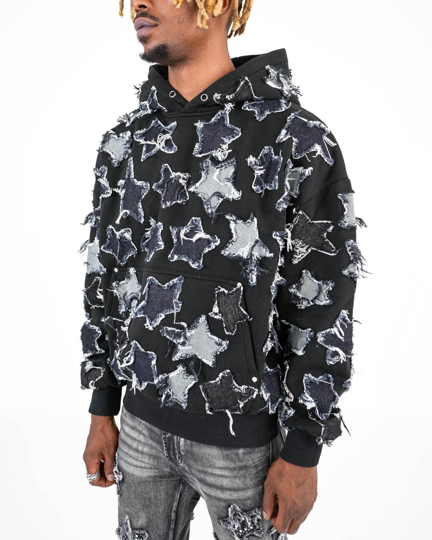 Midnight Starfall Dreams Hoodie