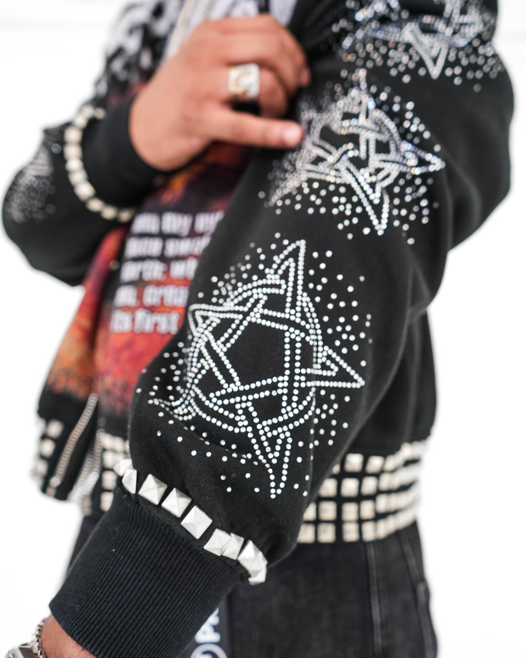 Broken Mind Black Zip Hoodie