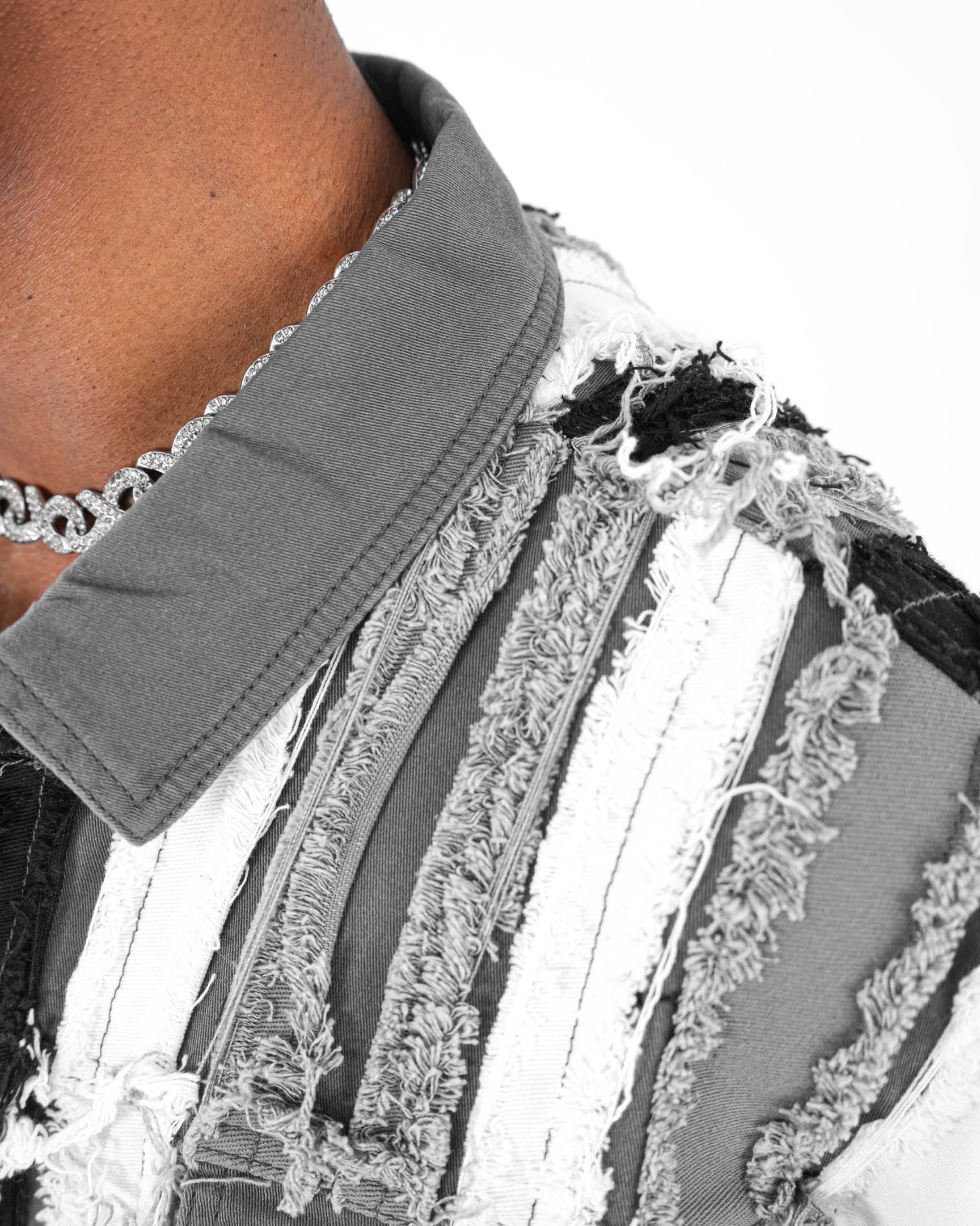 Trinity Distressed Denim Jacket