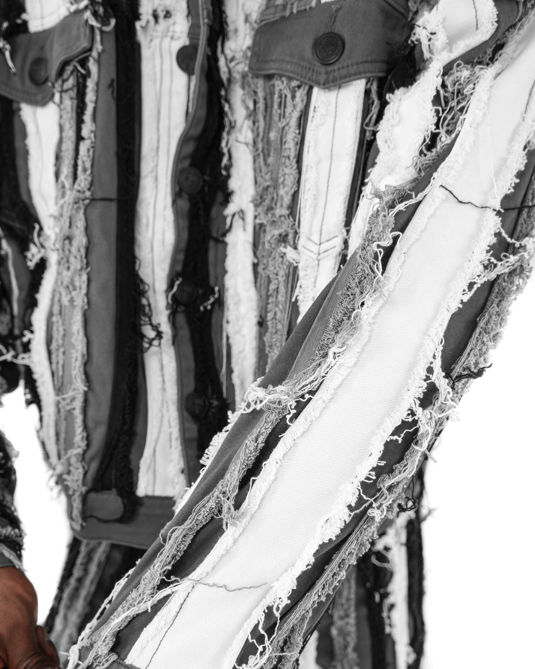 Trinity Distressed Denim Jacket