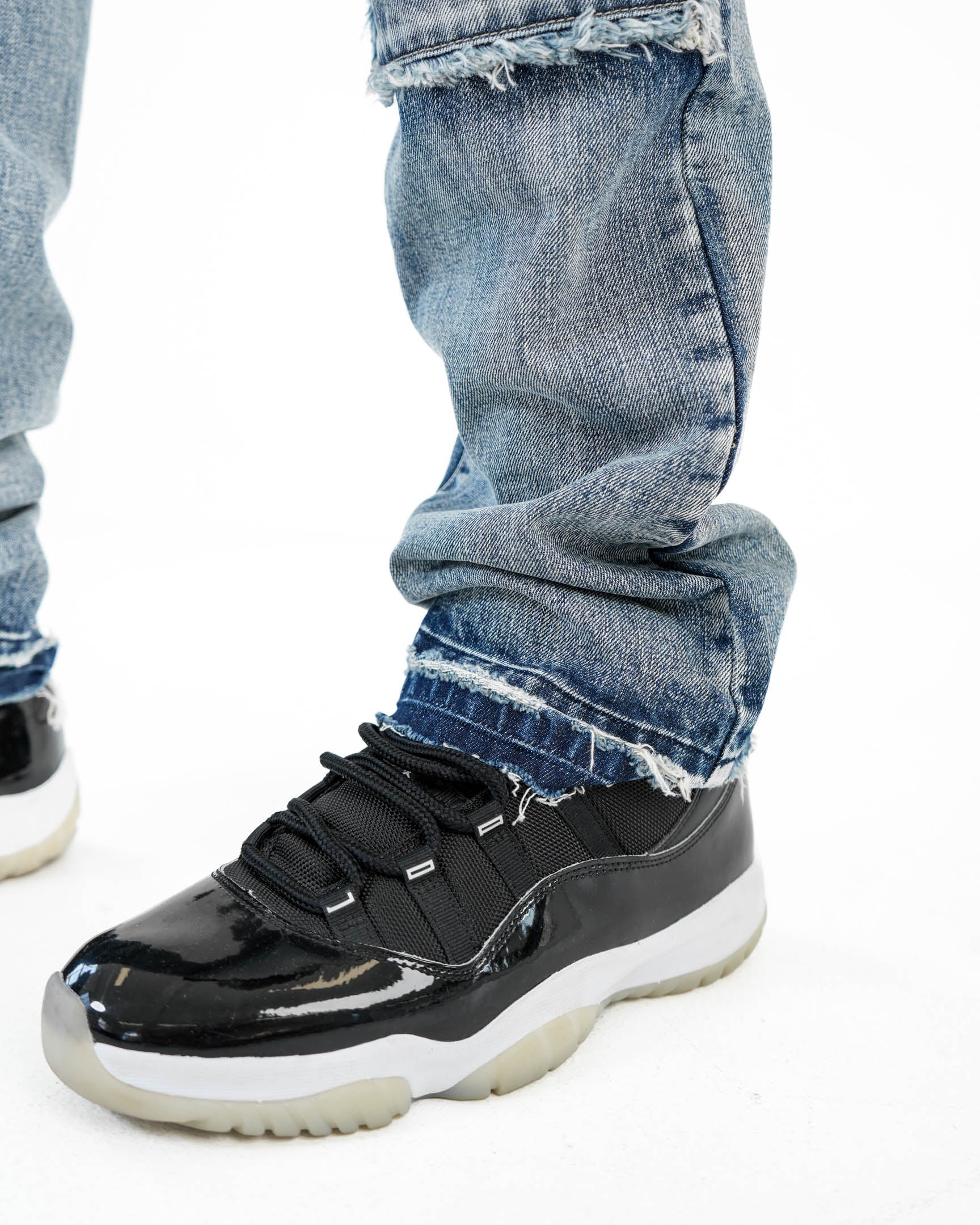 TripleCross Waistband Blue Denim Jean