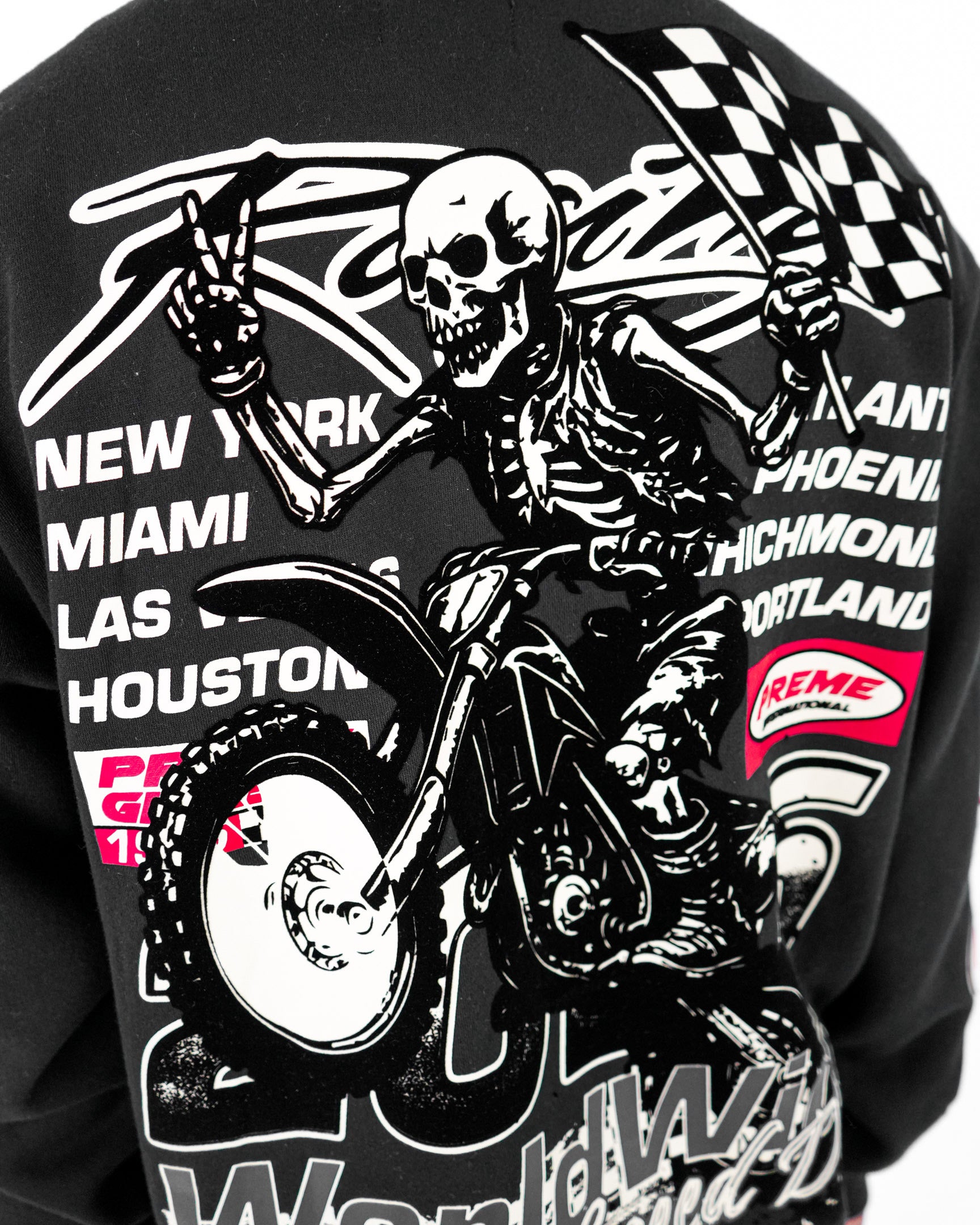 Devils Racing Black Crewneck