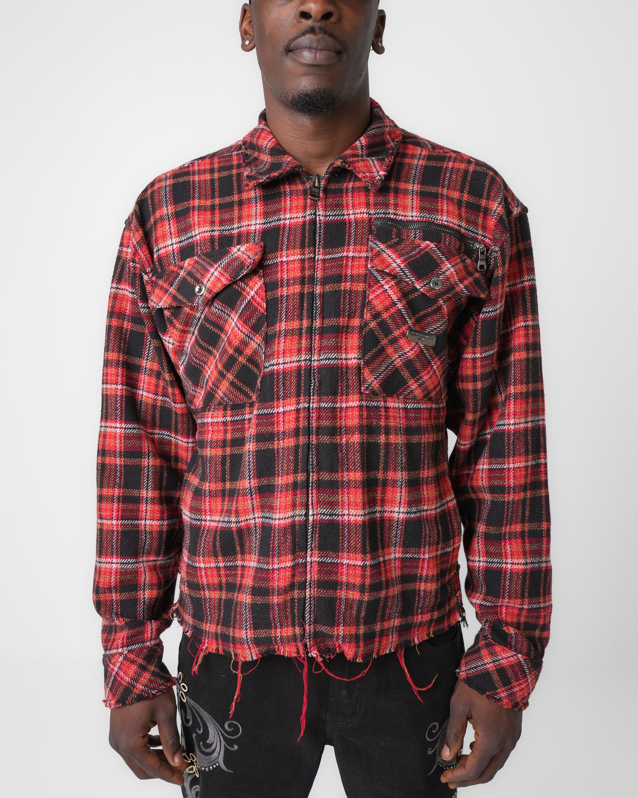 Archangel Crest Bloodwood Flannel Jacket