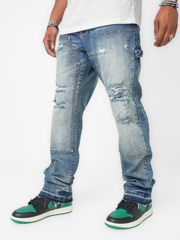 Breakline Utility Indigo Denim