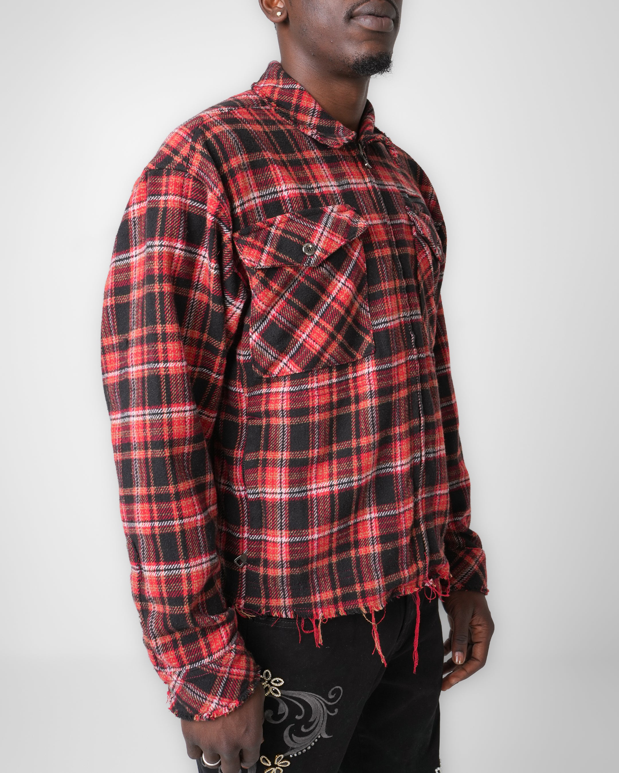 Archangel Crest Bloodwood Flannel Jacket