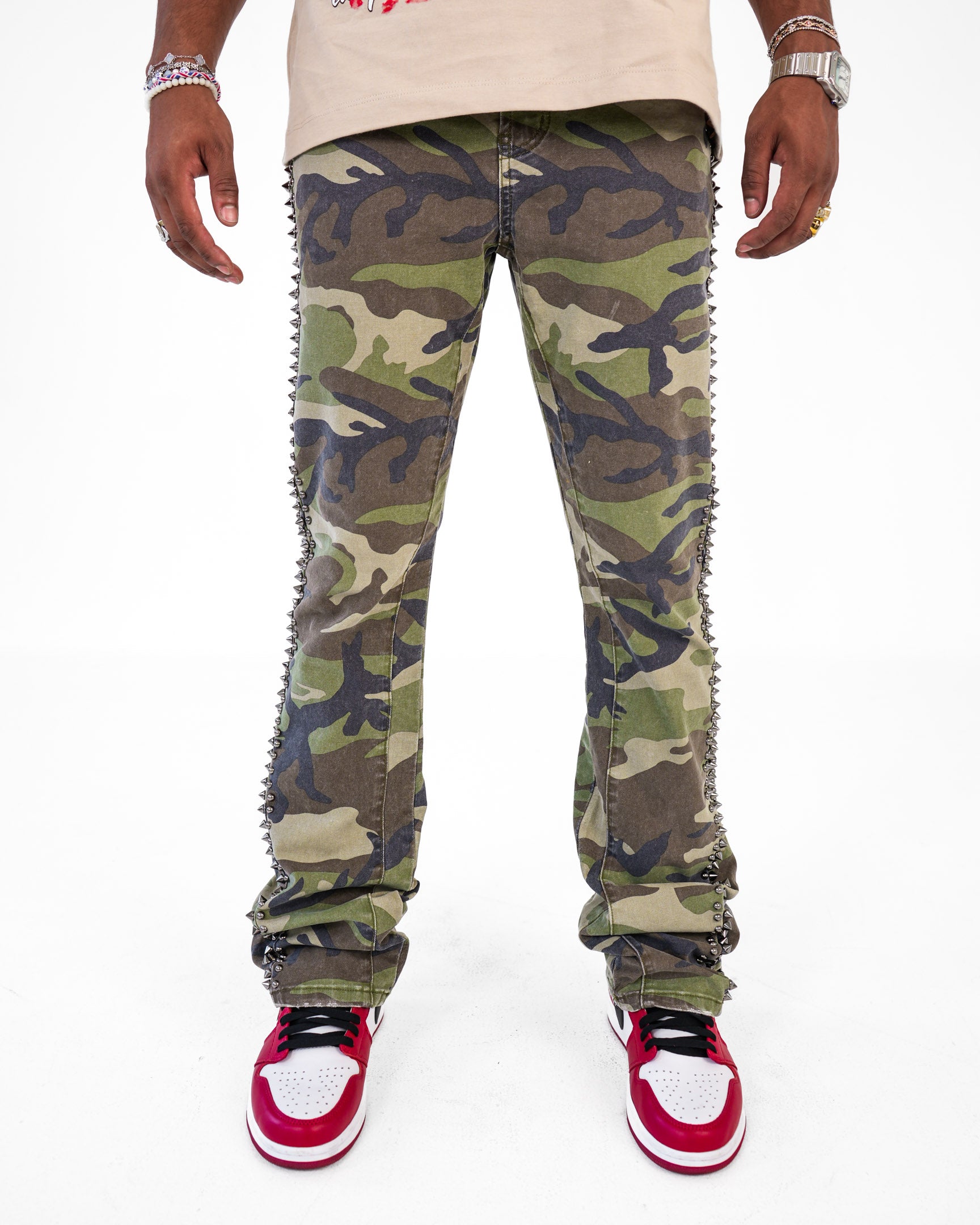 Battlefront Studded Camo Jean