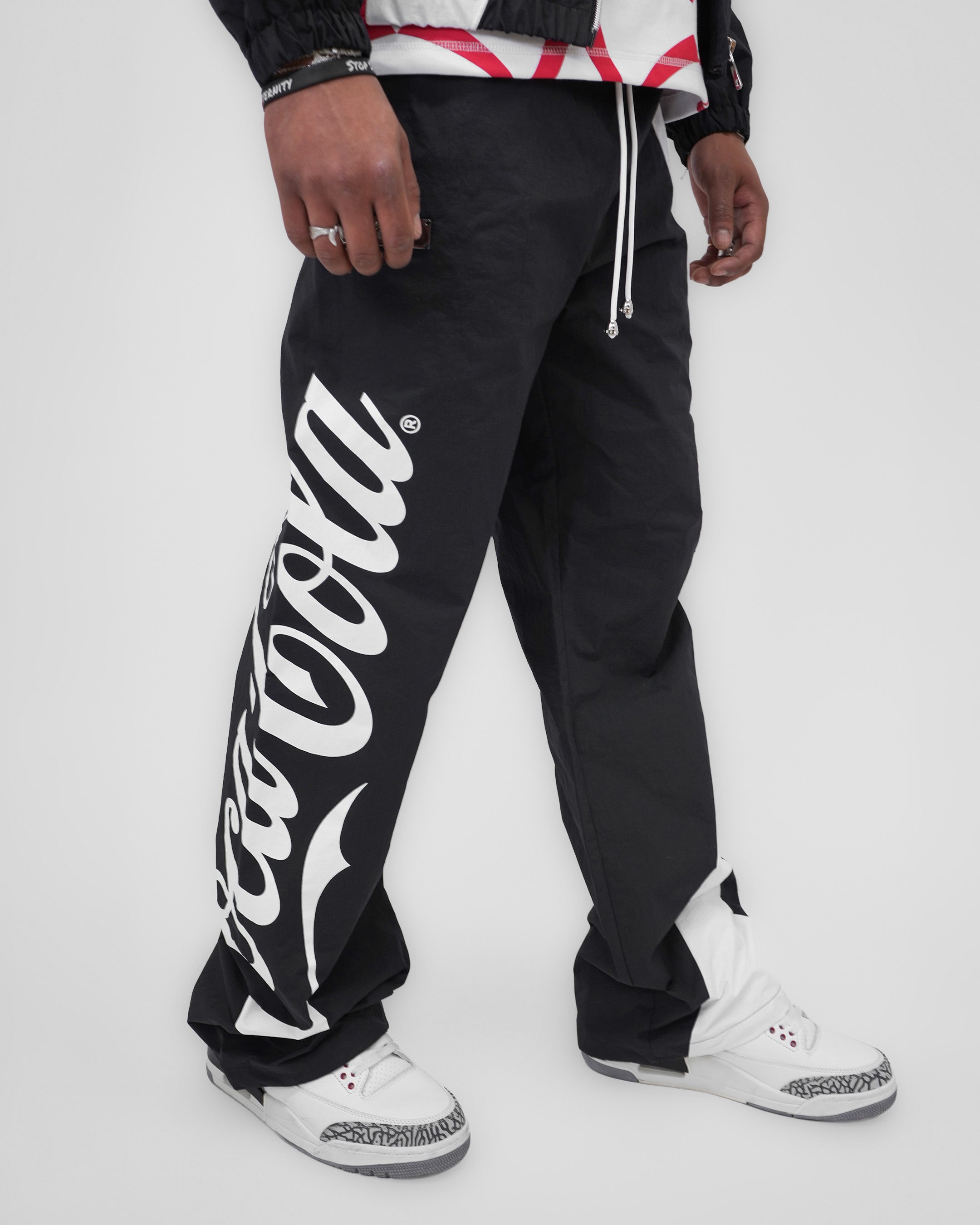 Coca-Cola Refresh Wave Black Track Pants