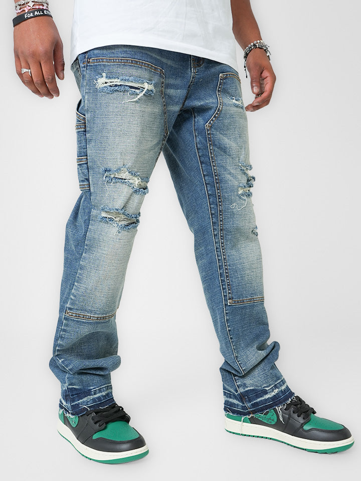 Breakline Utility Indigo Denim