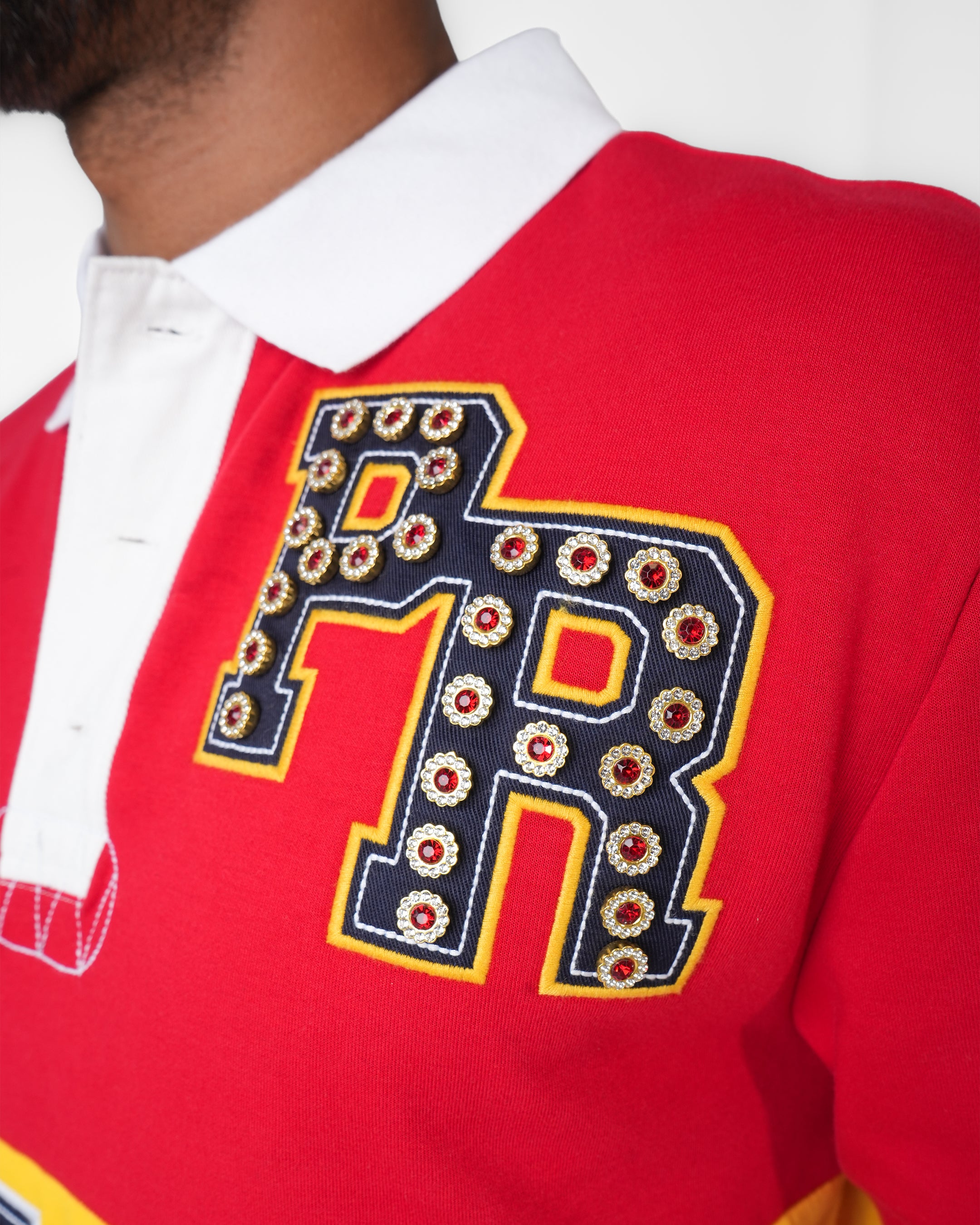 Devotion Club Red Long Sleeve Polo