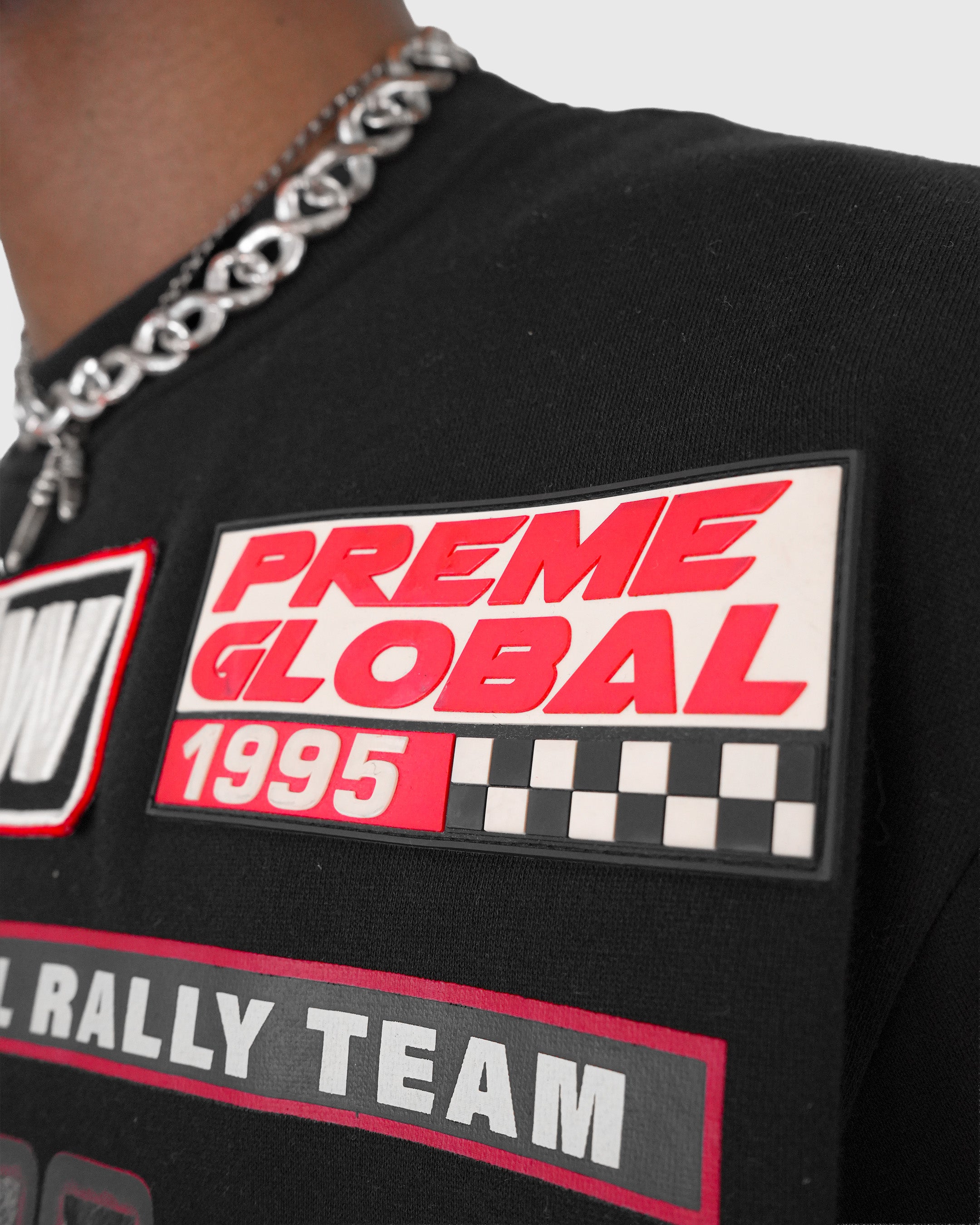 Devils Racing Black Crewneck