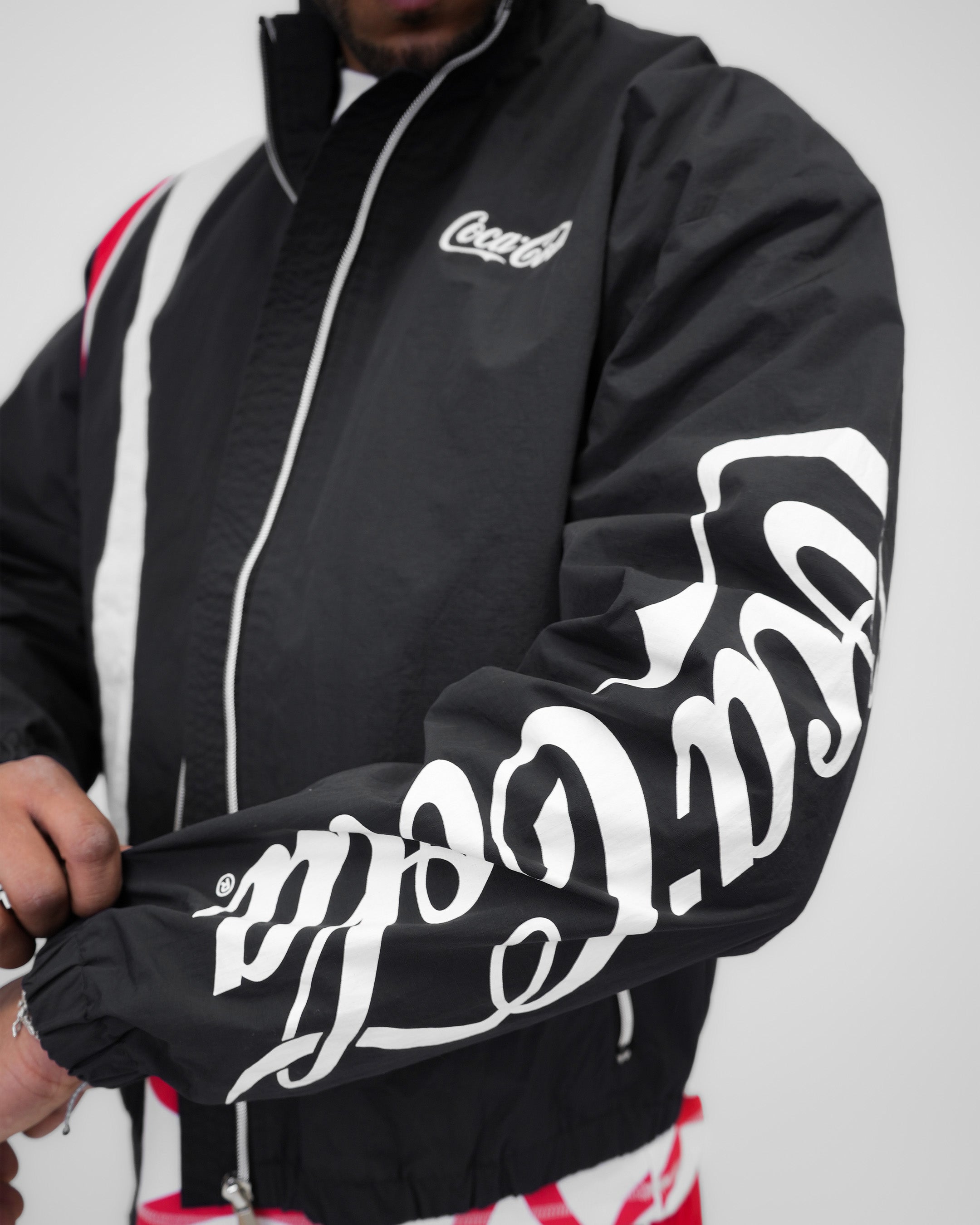 Coca-Cola Refresh Wave Black Track Jacket