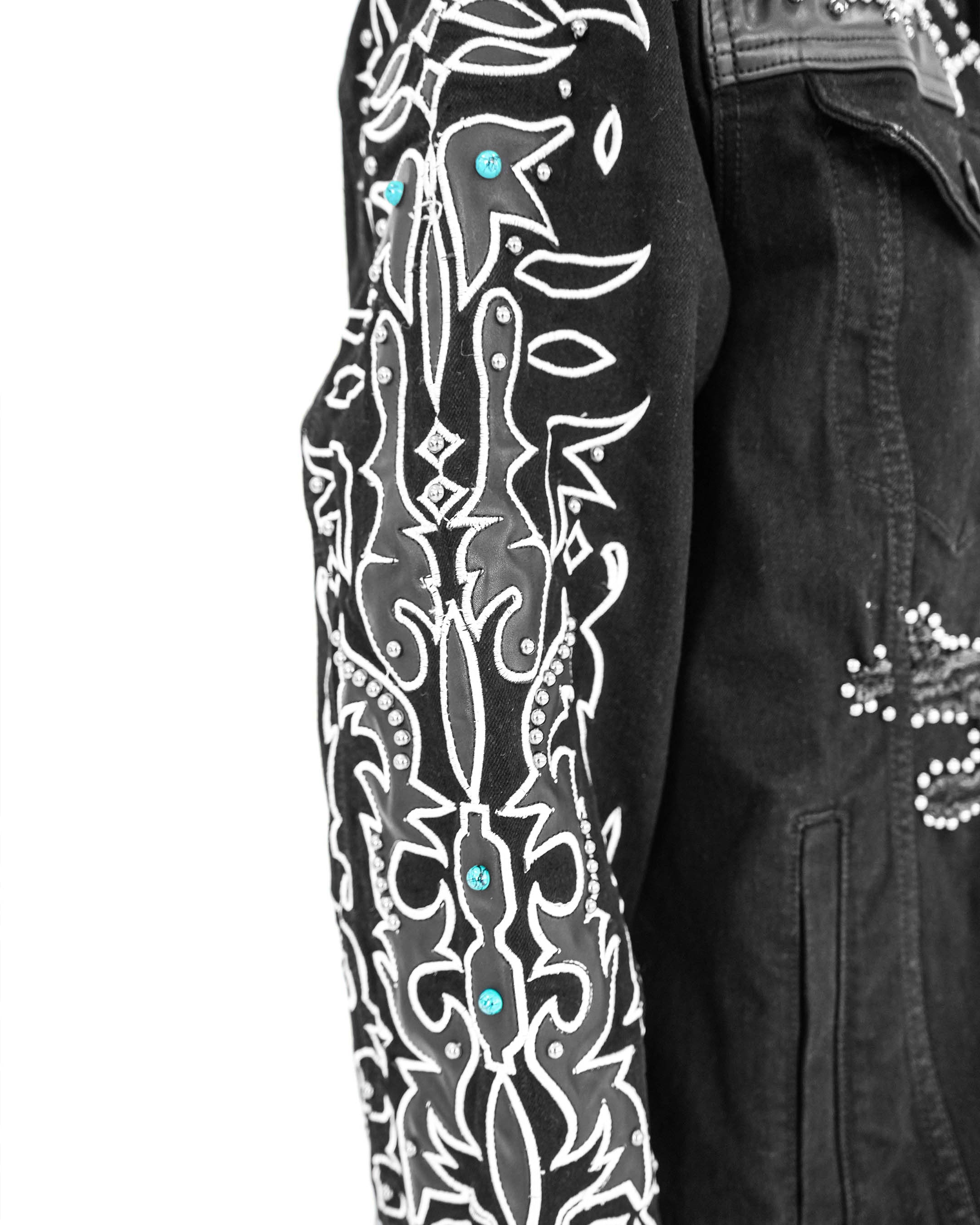 Wild Frontier Black Denim Jacket