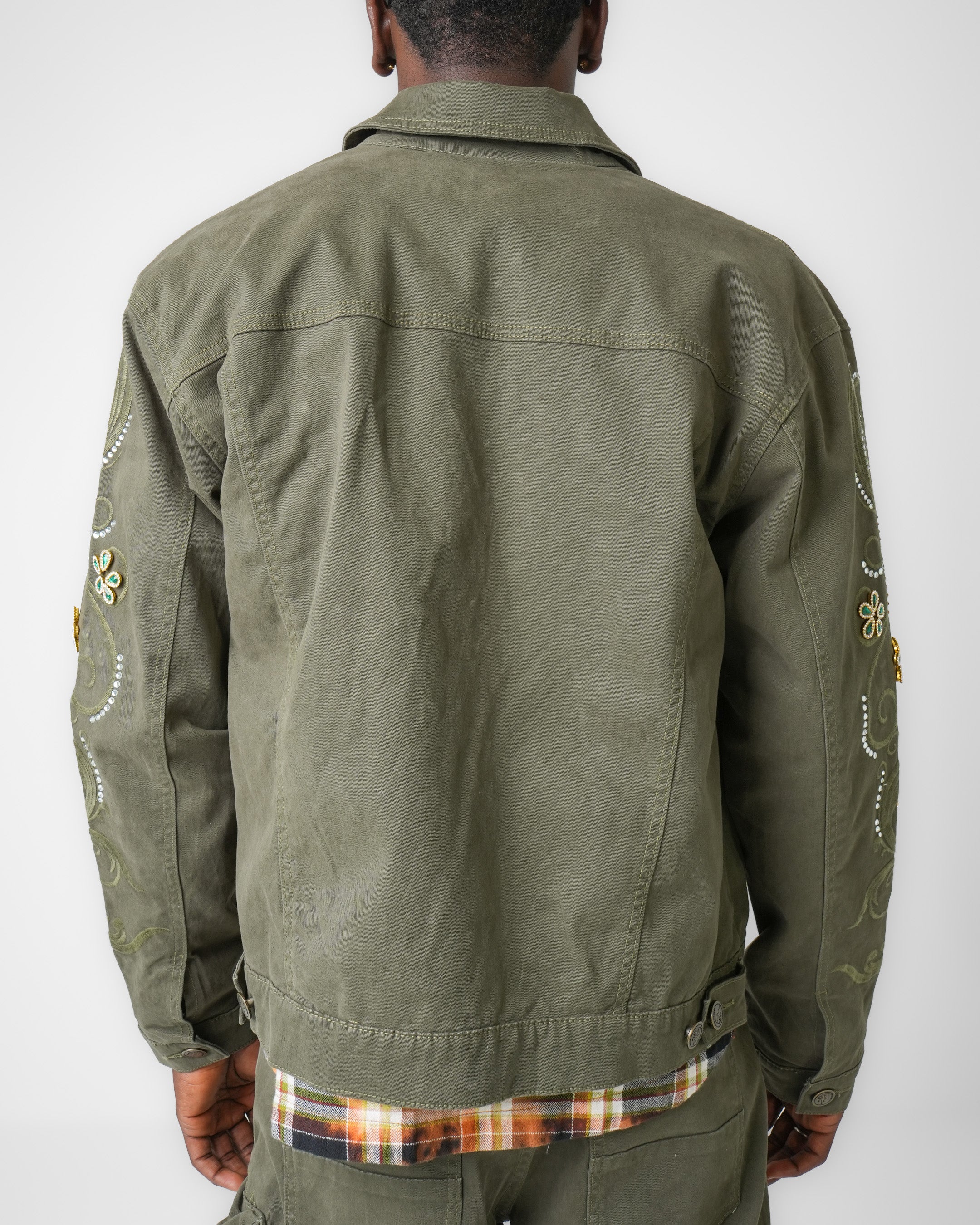 Emerald Pearl Bloom Jacket