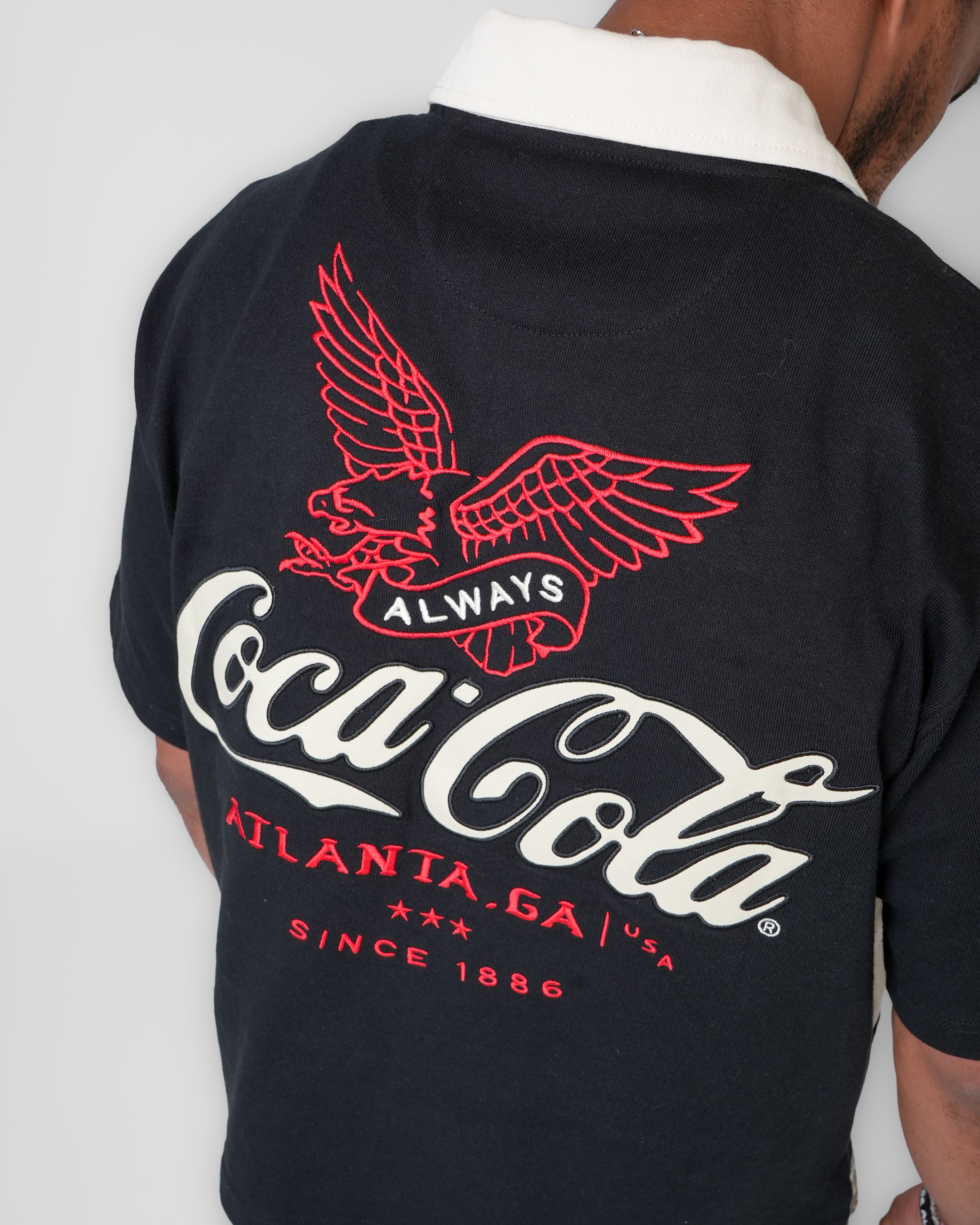 Coca-Cola American Classic Black Polo