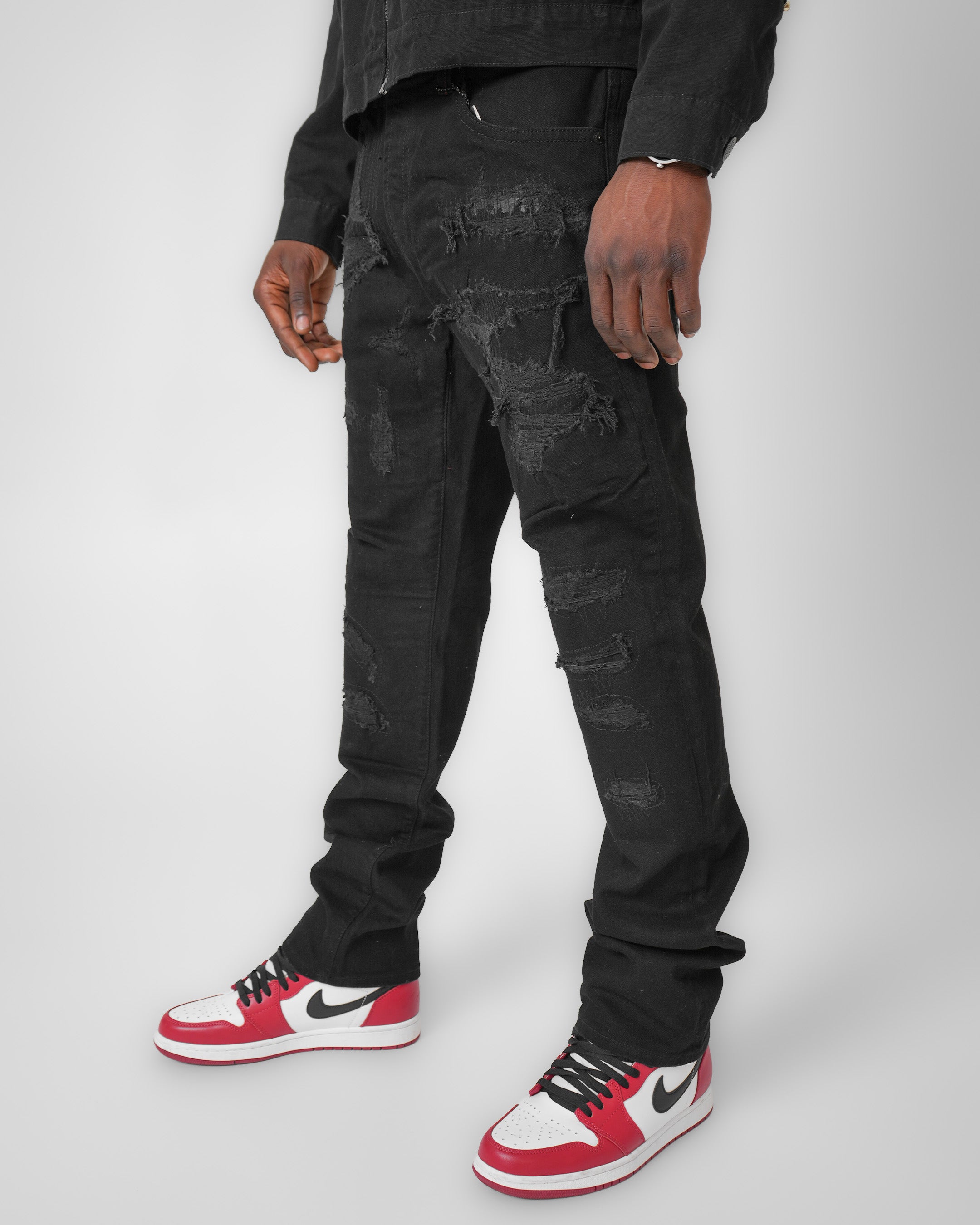 Breakline Black Denim Jean