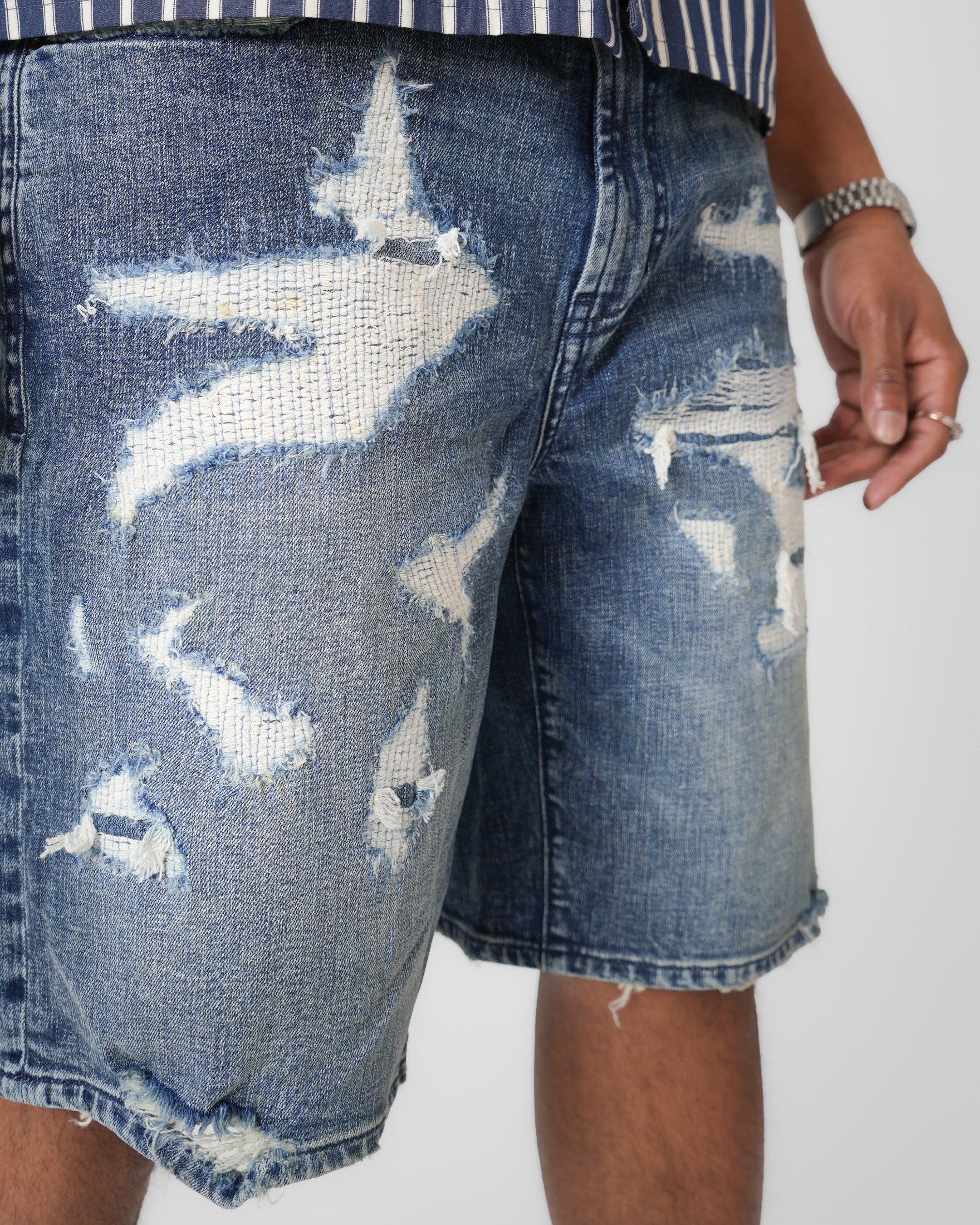 Breakline Indigo Denim Short