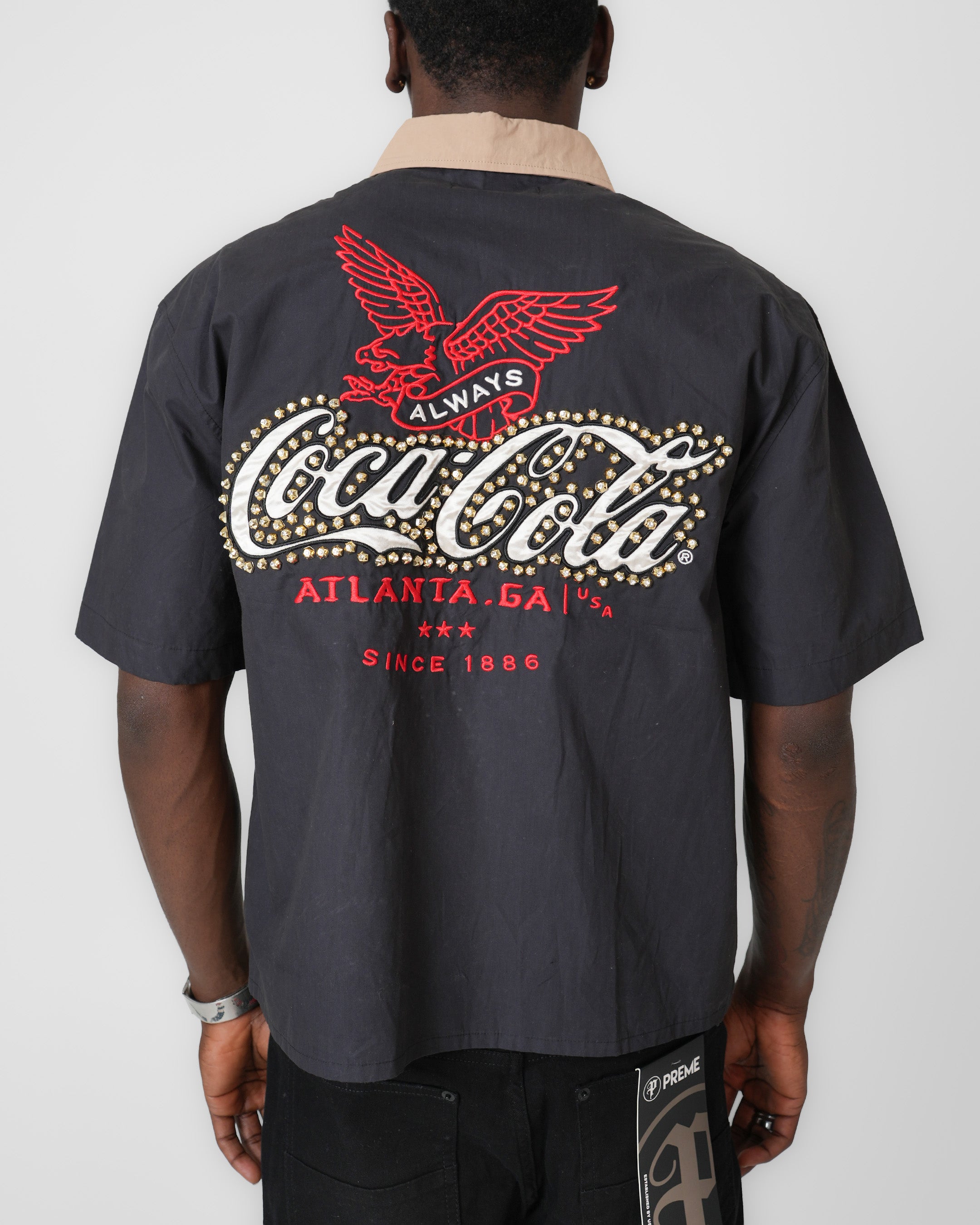 Coca-Cola Old Bodega Black Mechanic Shirt