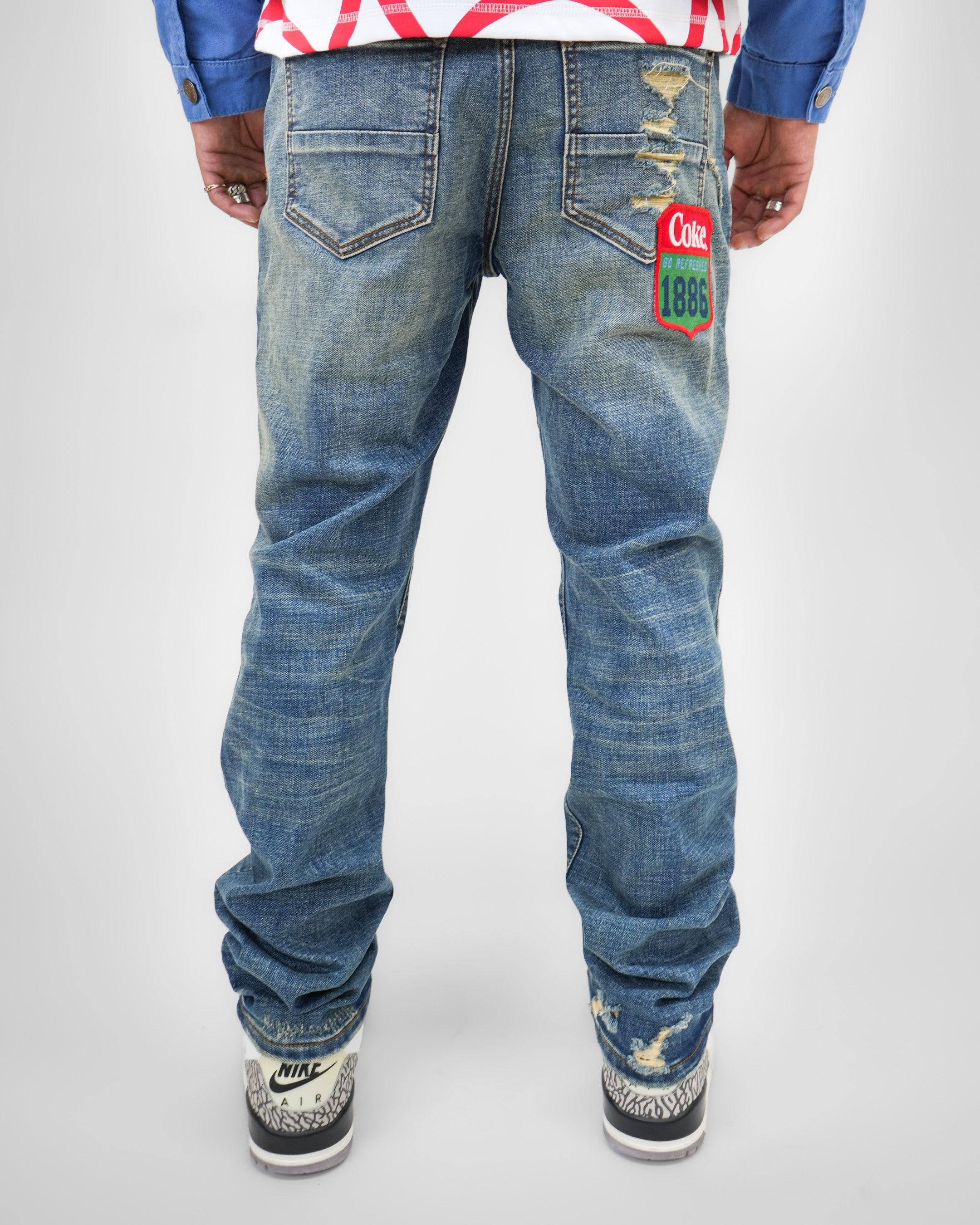 Coca-Cola Postcard Blue Denim
