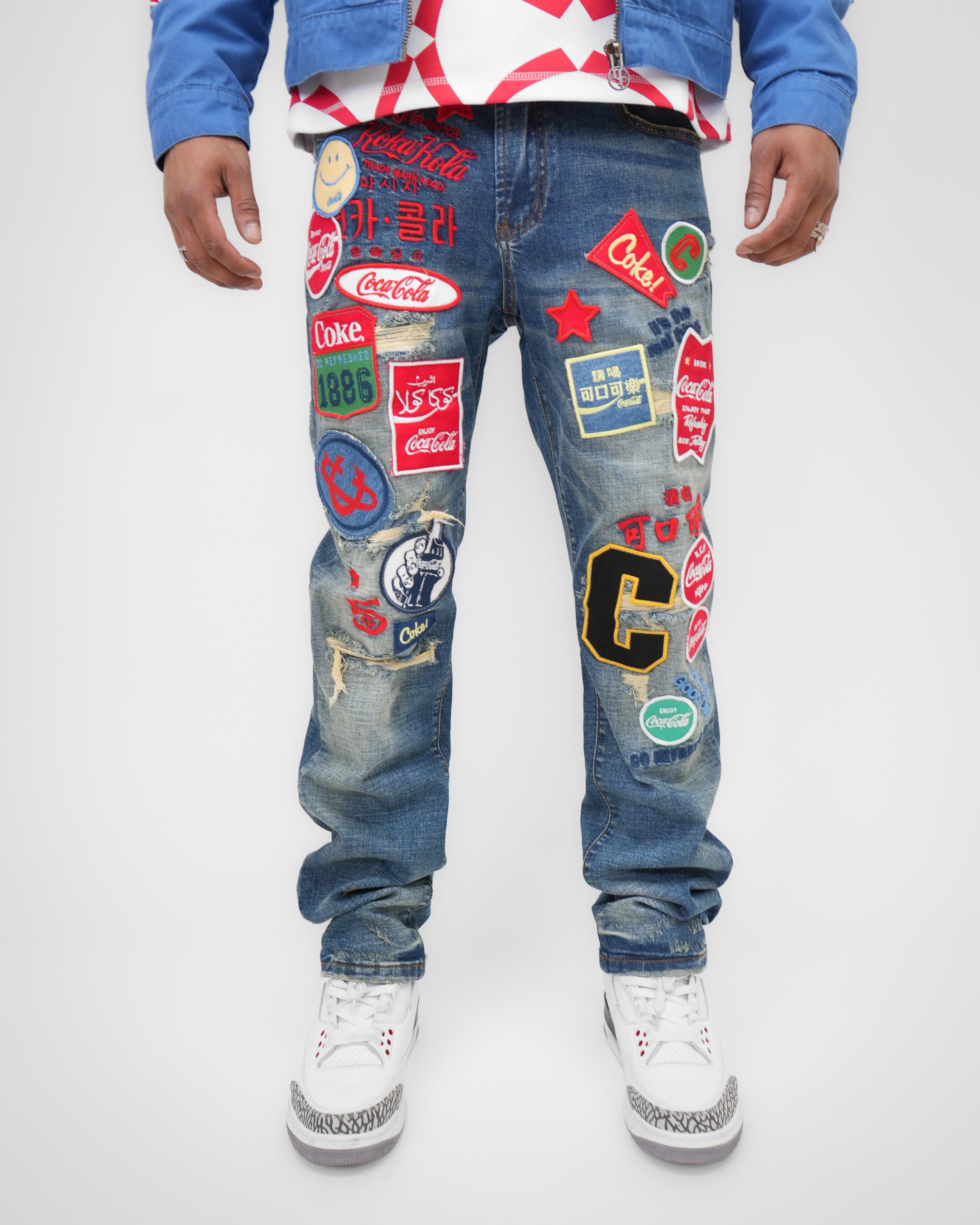 Coca-Cola Postcard Blue Denim