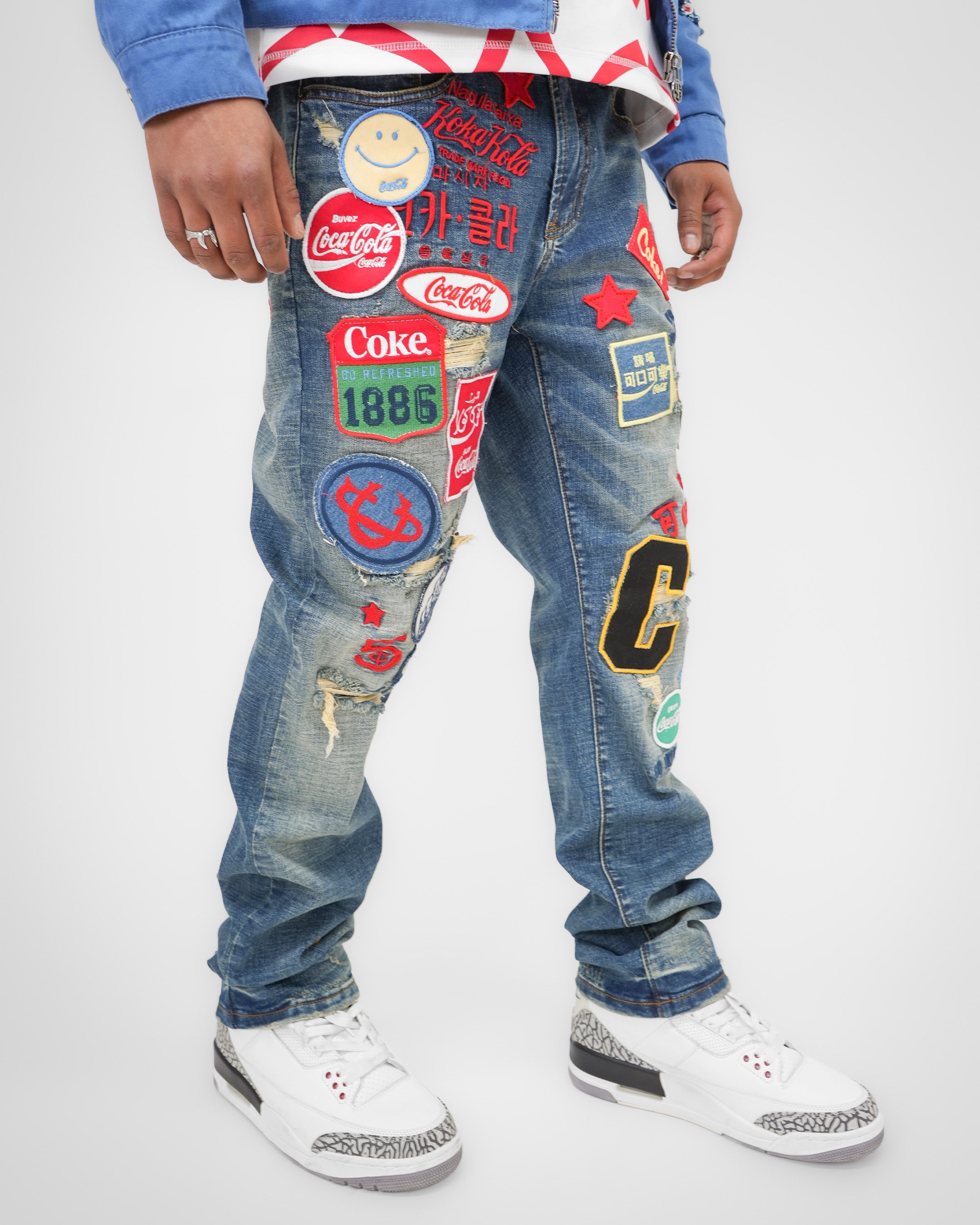 Coca-Cola Postcard Blue Denim