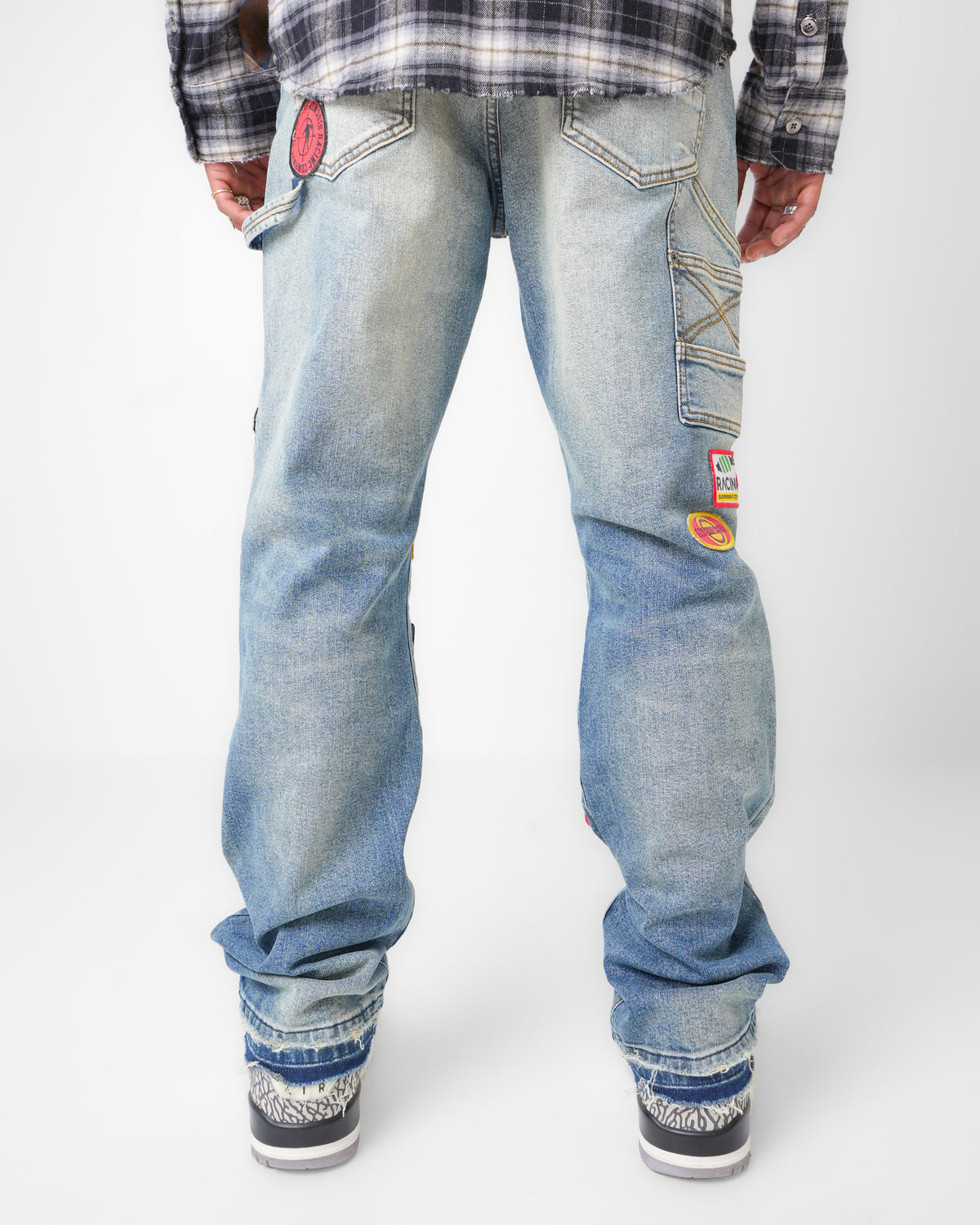 Nemesis Patchwork Circuit Indigo Denim