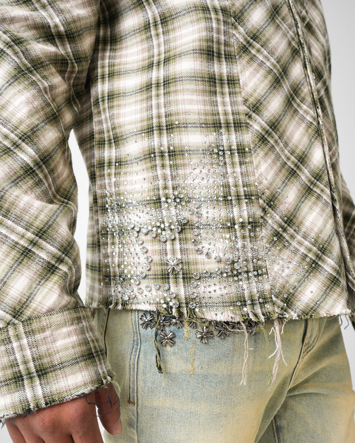 Chrome Stardust Green Oxide Flannel