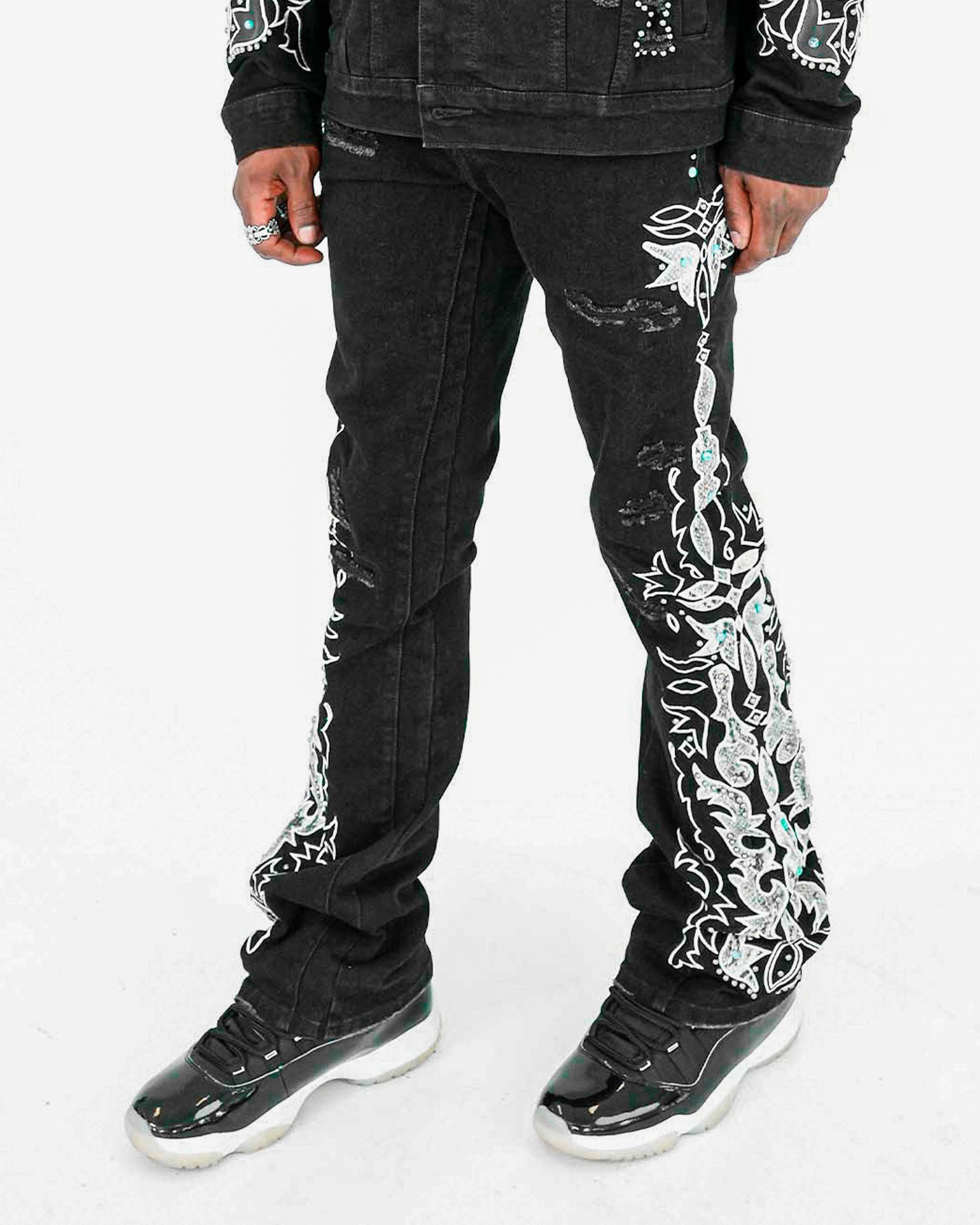 Wild Frontier Black Denim Jean