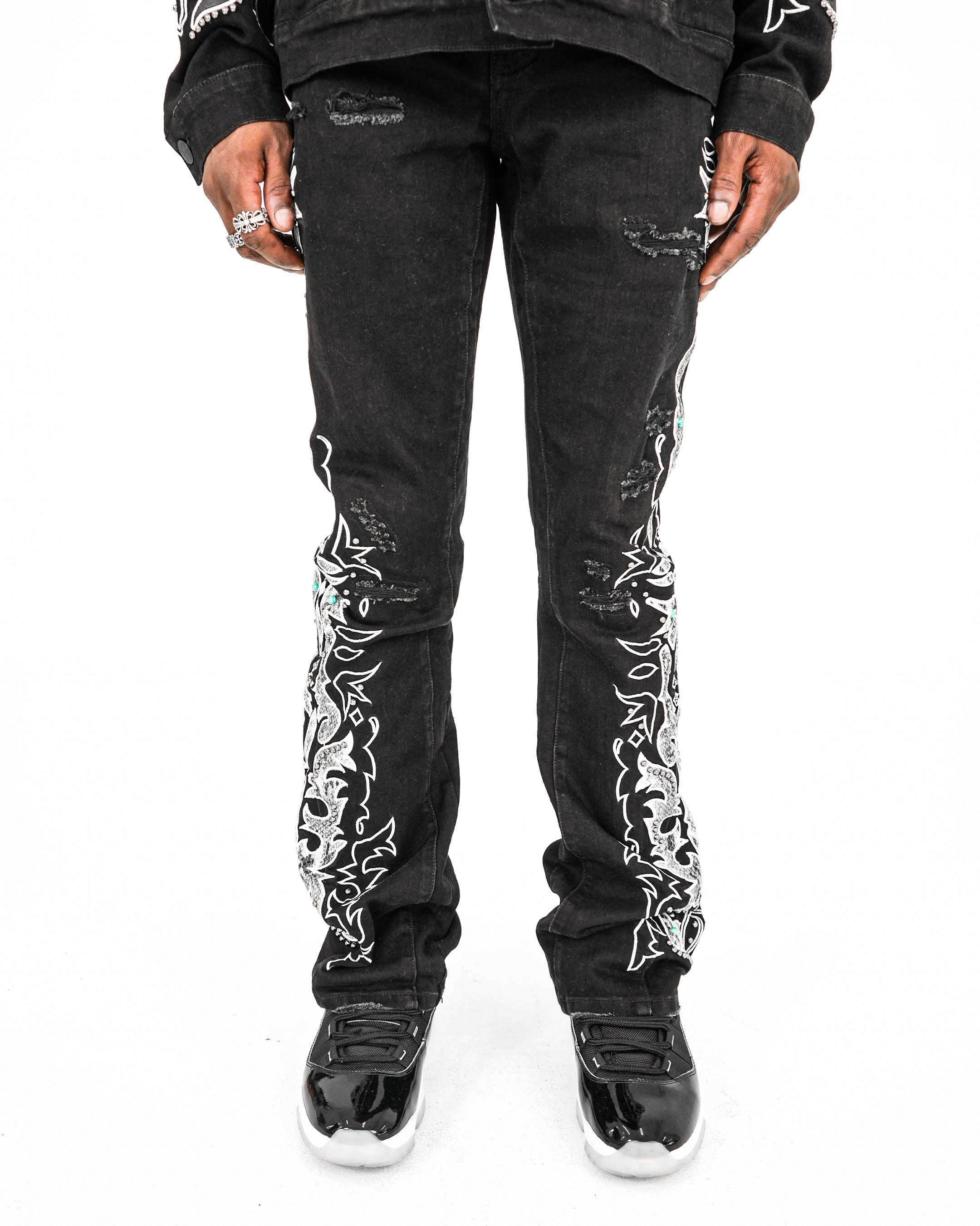 Wild Frontier Black Denim Jean