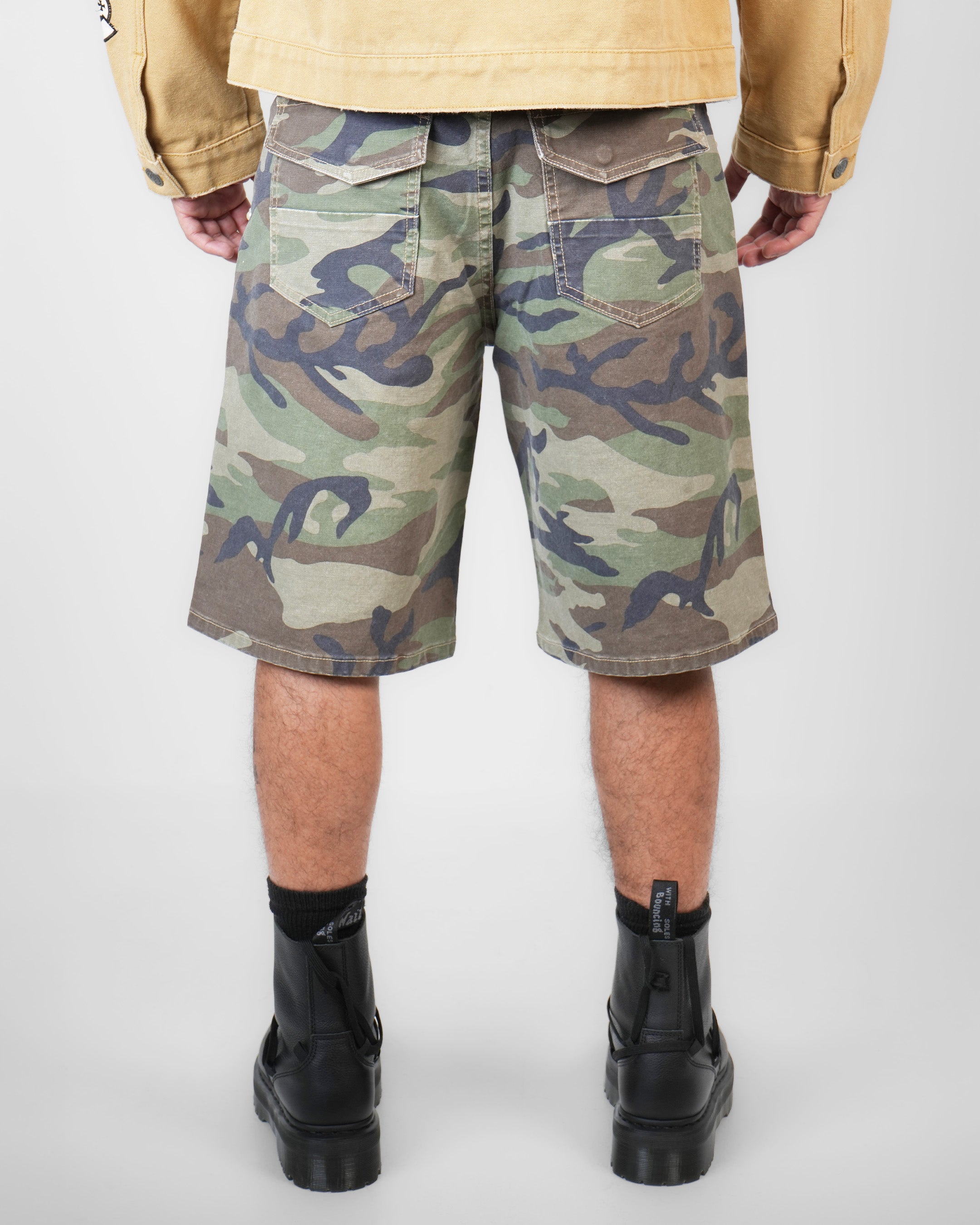 Pearlfield Camo Denim Short