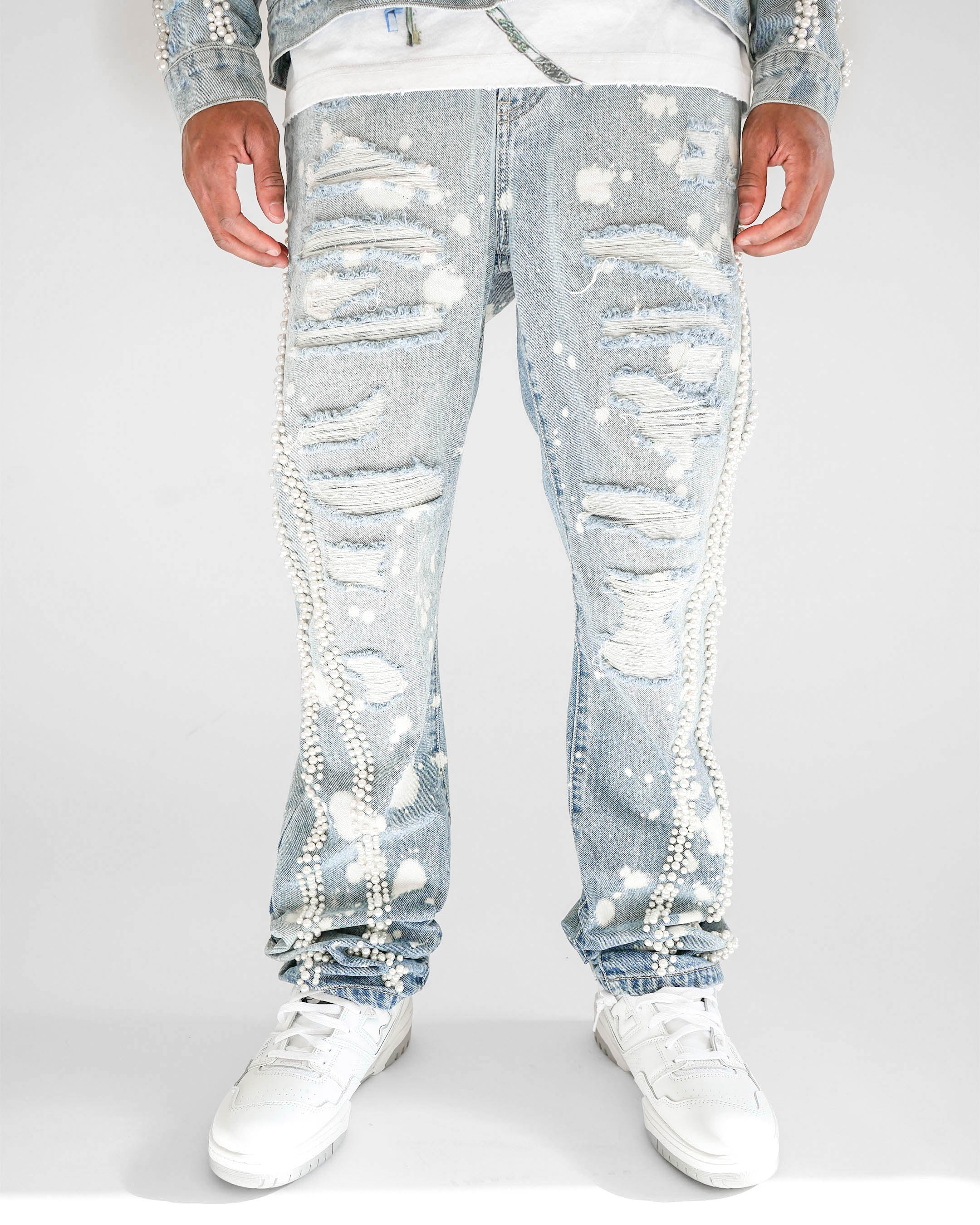Preme Devotion Pearl Light Indigo Denim Jean