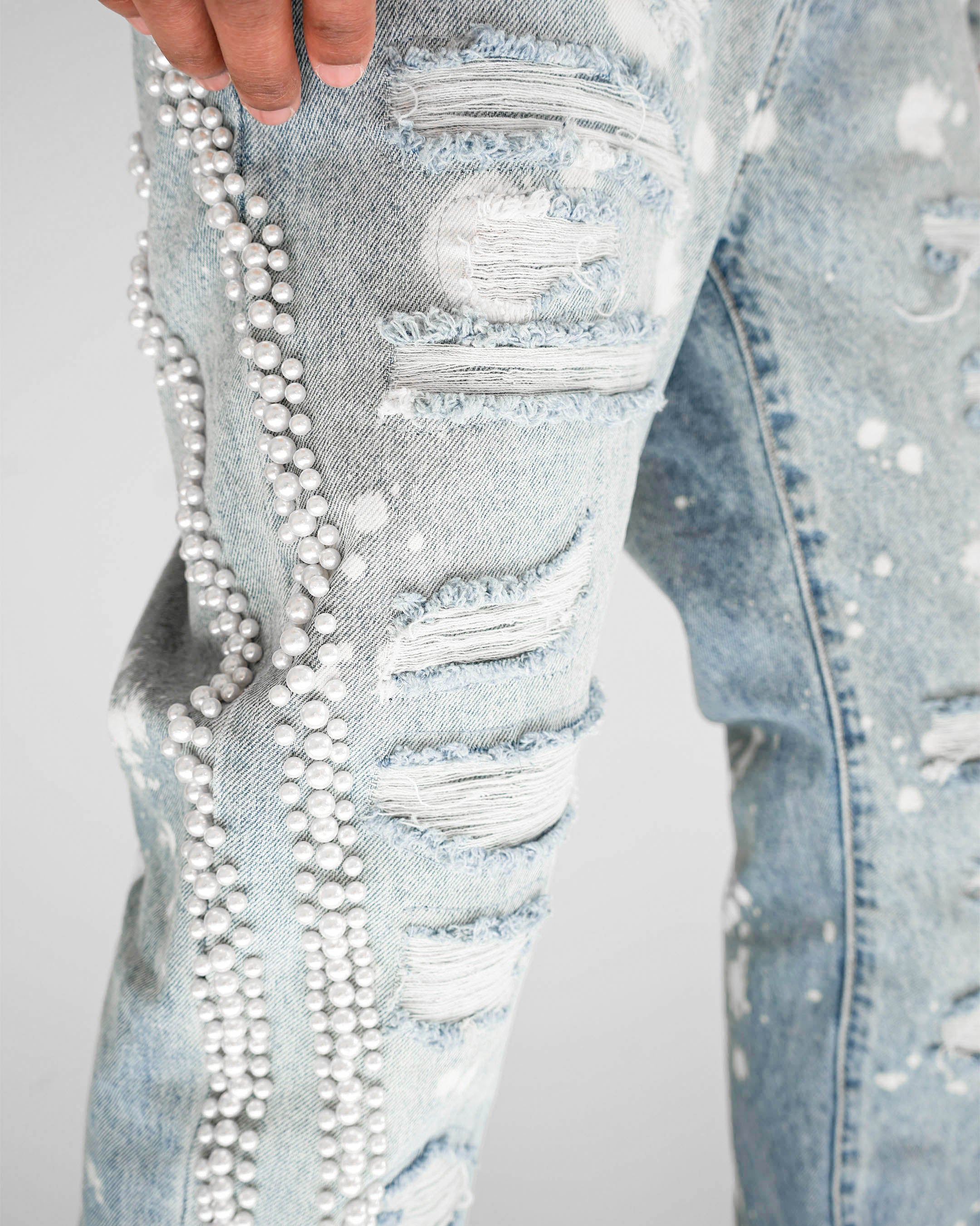 Preme Devotion Pearl Light Indigo Denim Jean