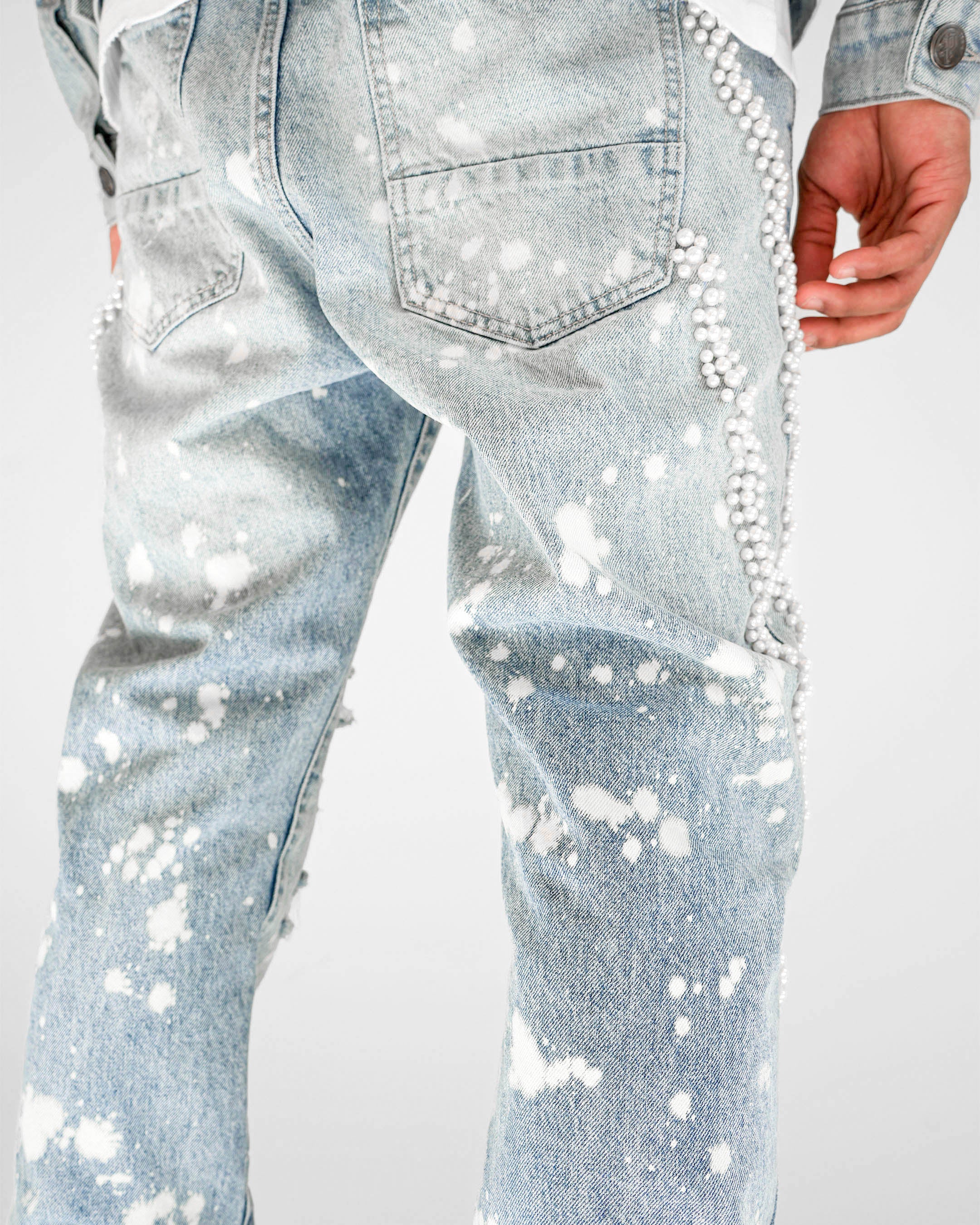 Preme Devotion Pearl Light Indigo Denim Jean
