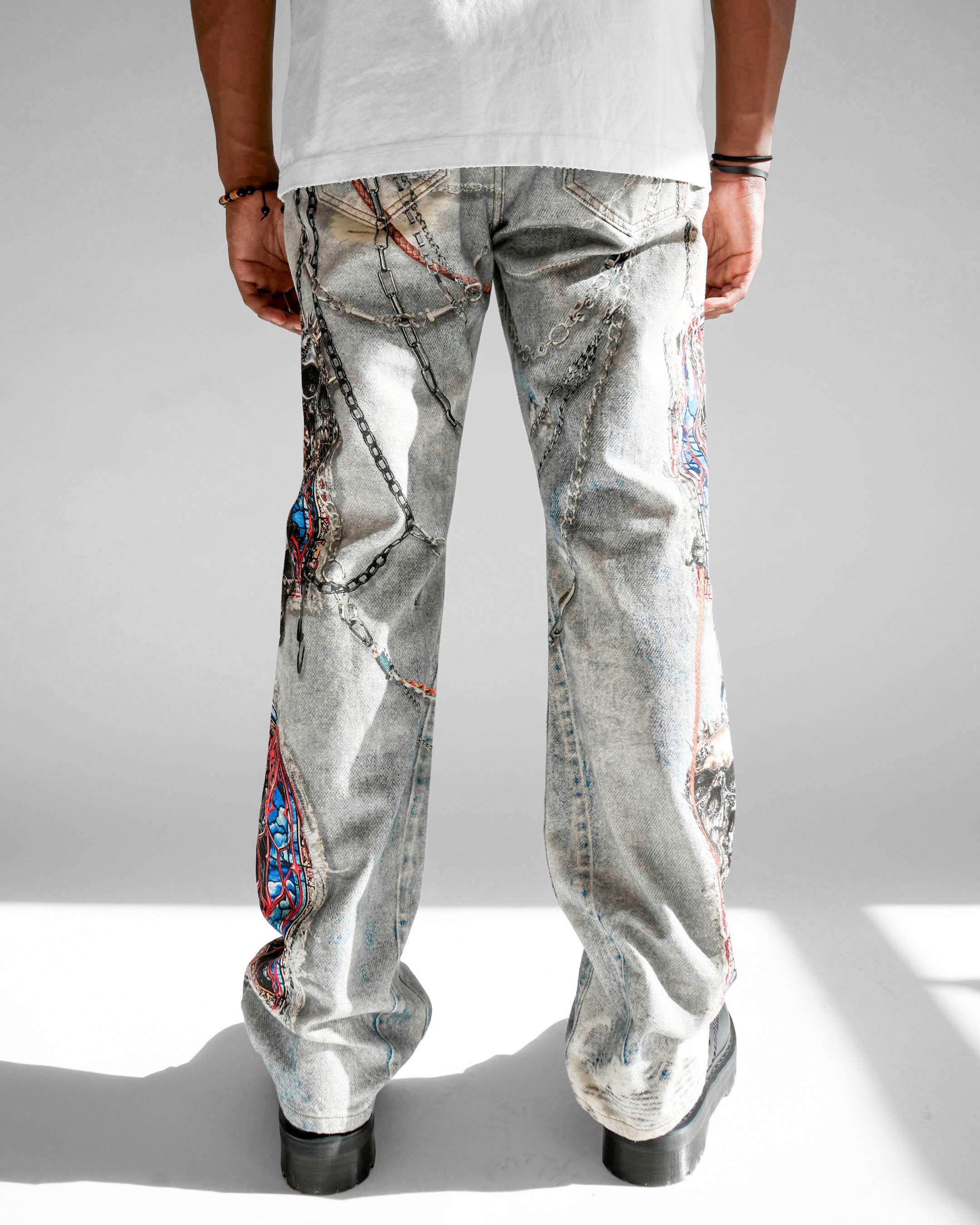 Preme Purgatory Chains Light Indigo Denim Jean