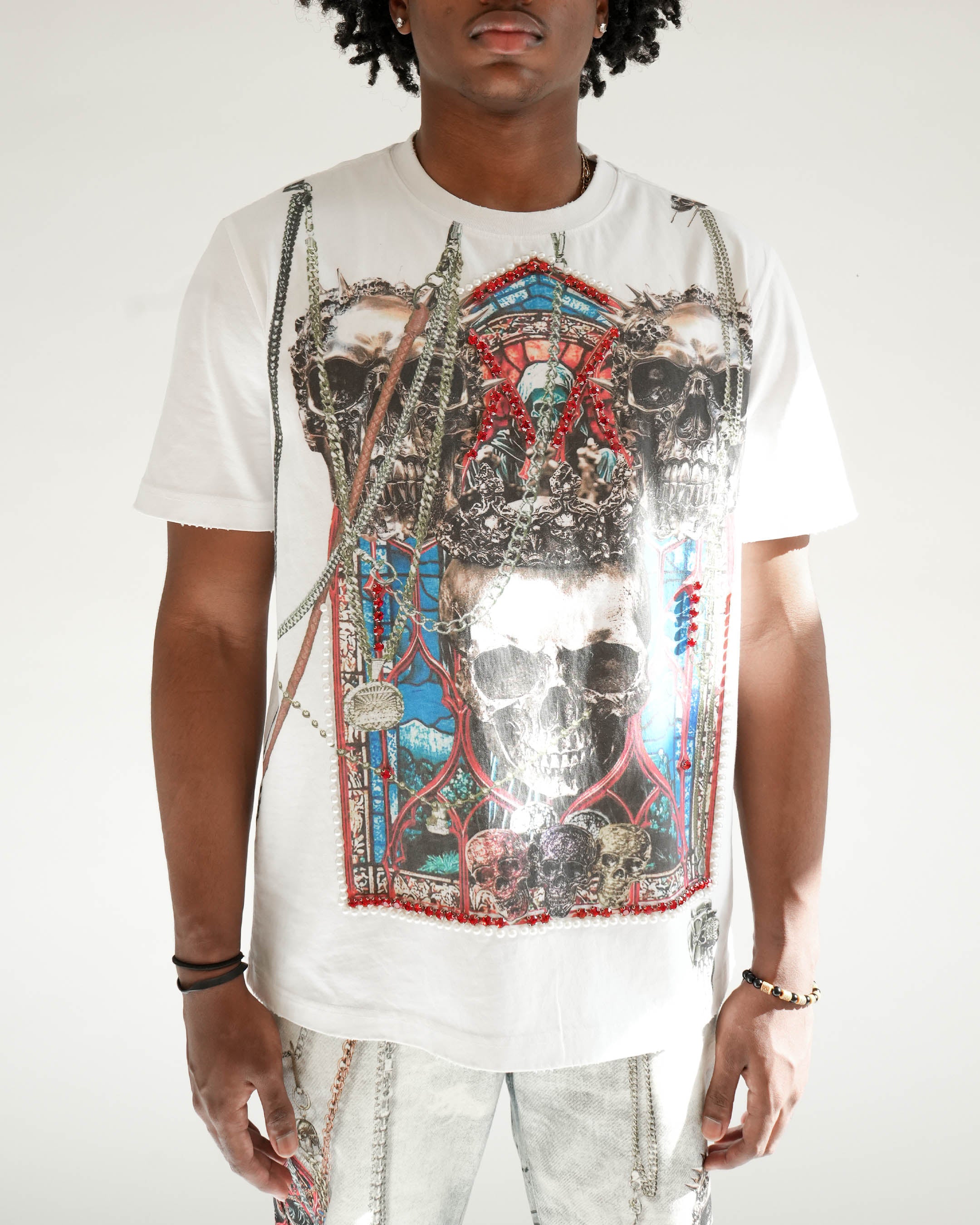 Preme Purgatory Chains White T-Shirt