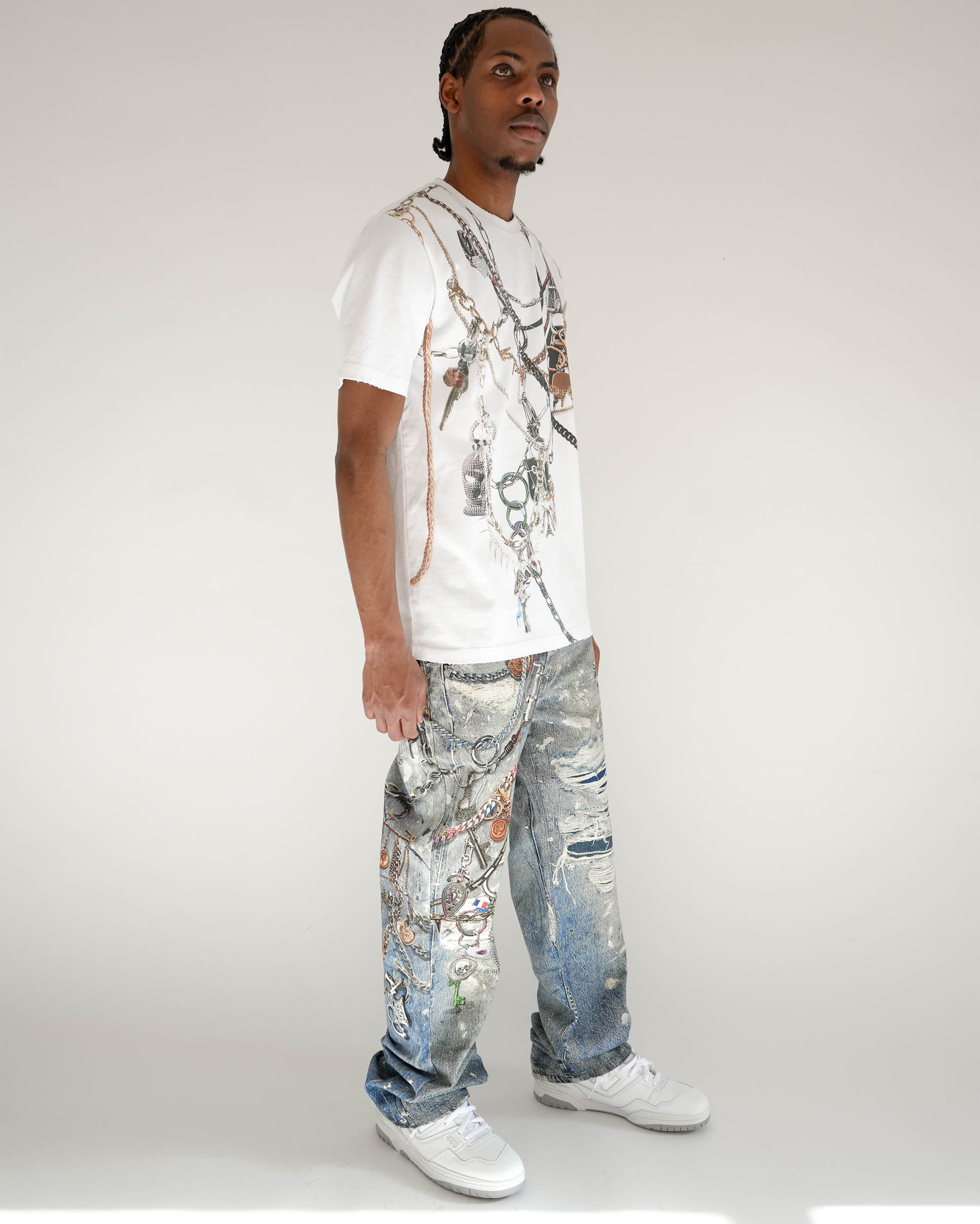 Preme Reign in Chains White T-Shirt