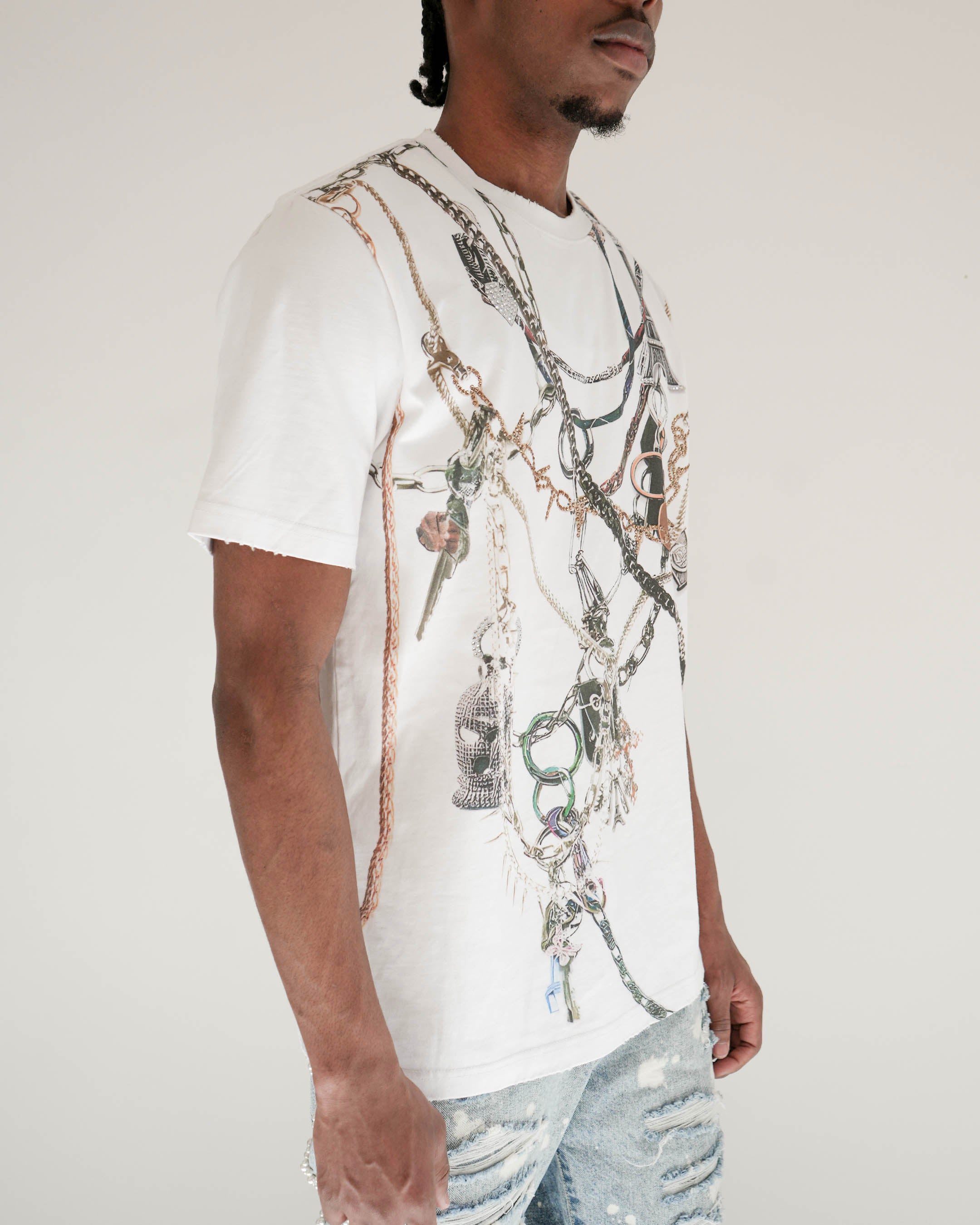 Preme Reign in Chains White T-Shirt