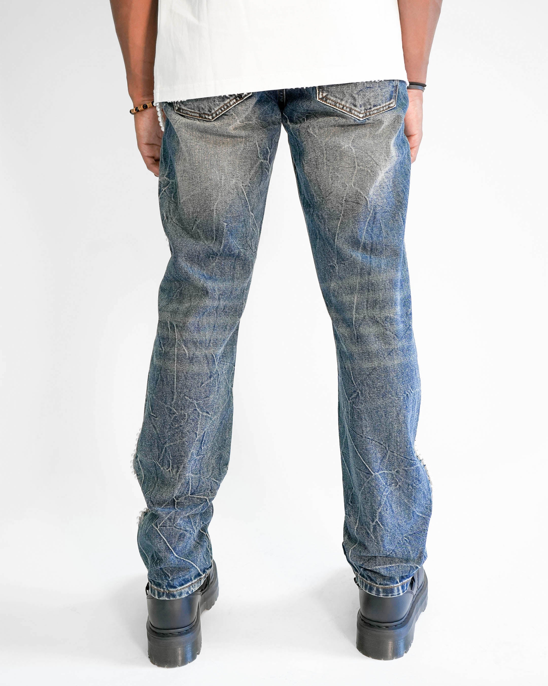 Preme Stone & Strand Dark Indigo Denim Jean