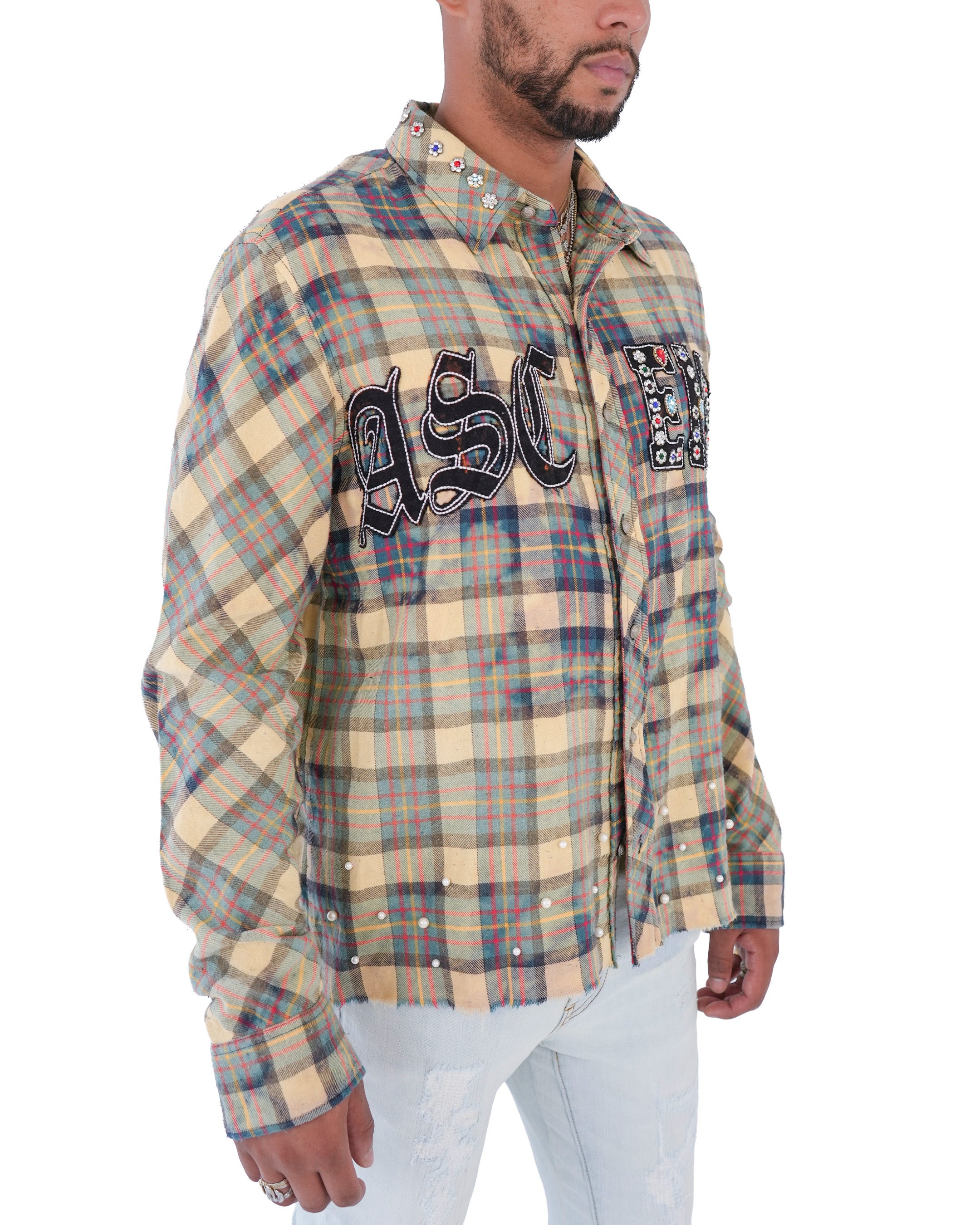 Ascend Eternal Beige Flannel Shirt