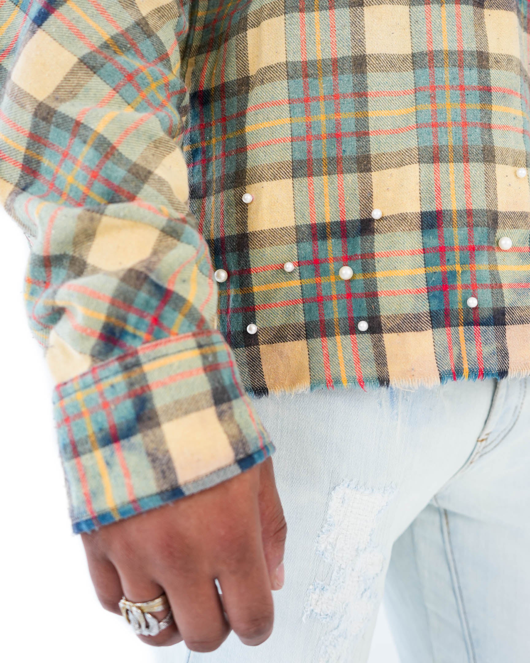 Ascend Eternal Beige Flannel Shirt