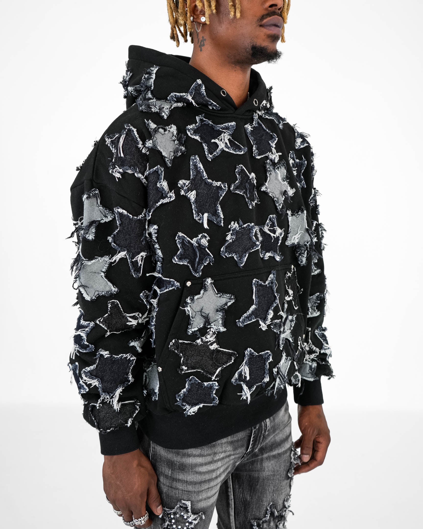 Midnight Starfall Dreams Hoodie