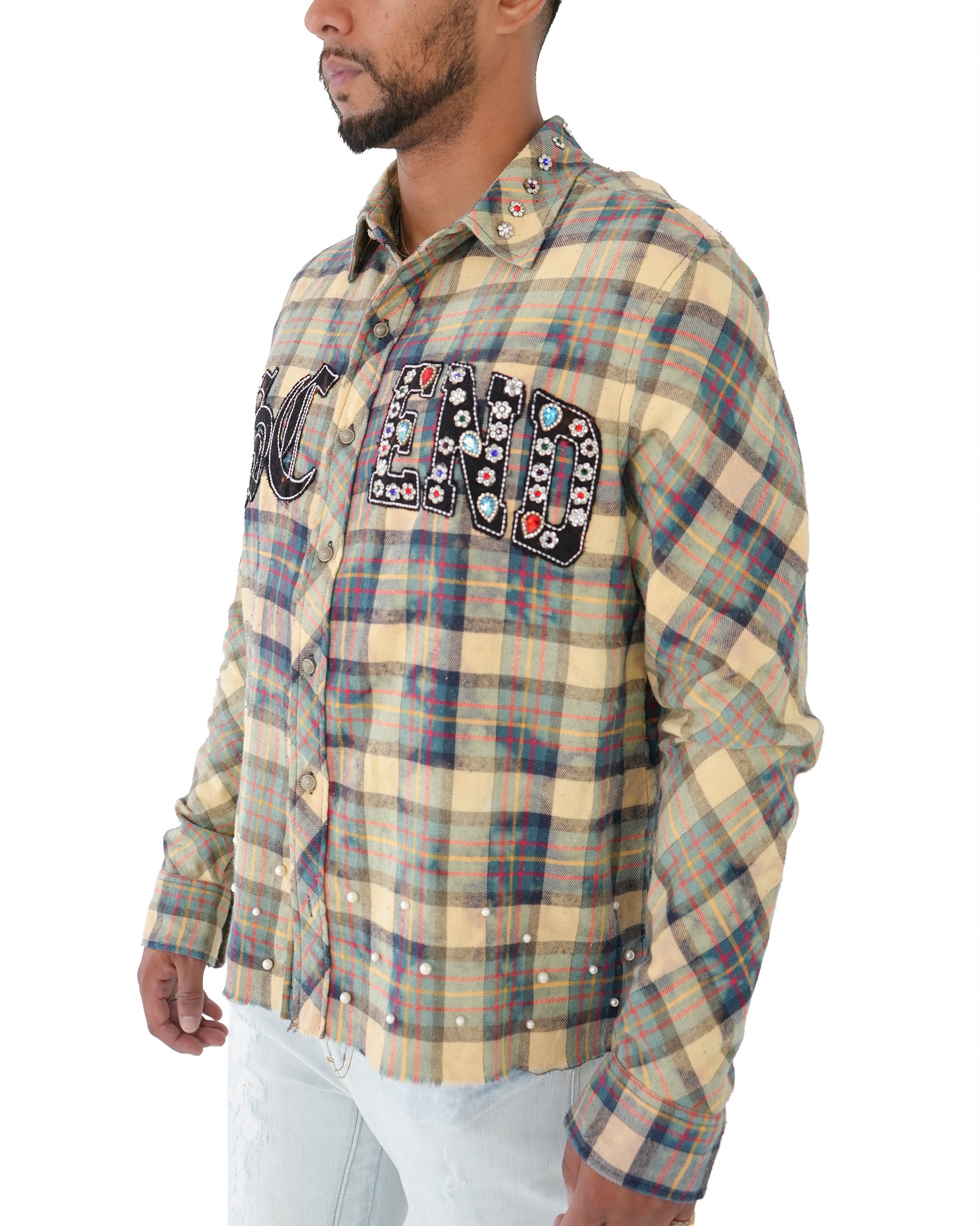 Ascend Eternal Beige Flannel Shirt