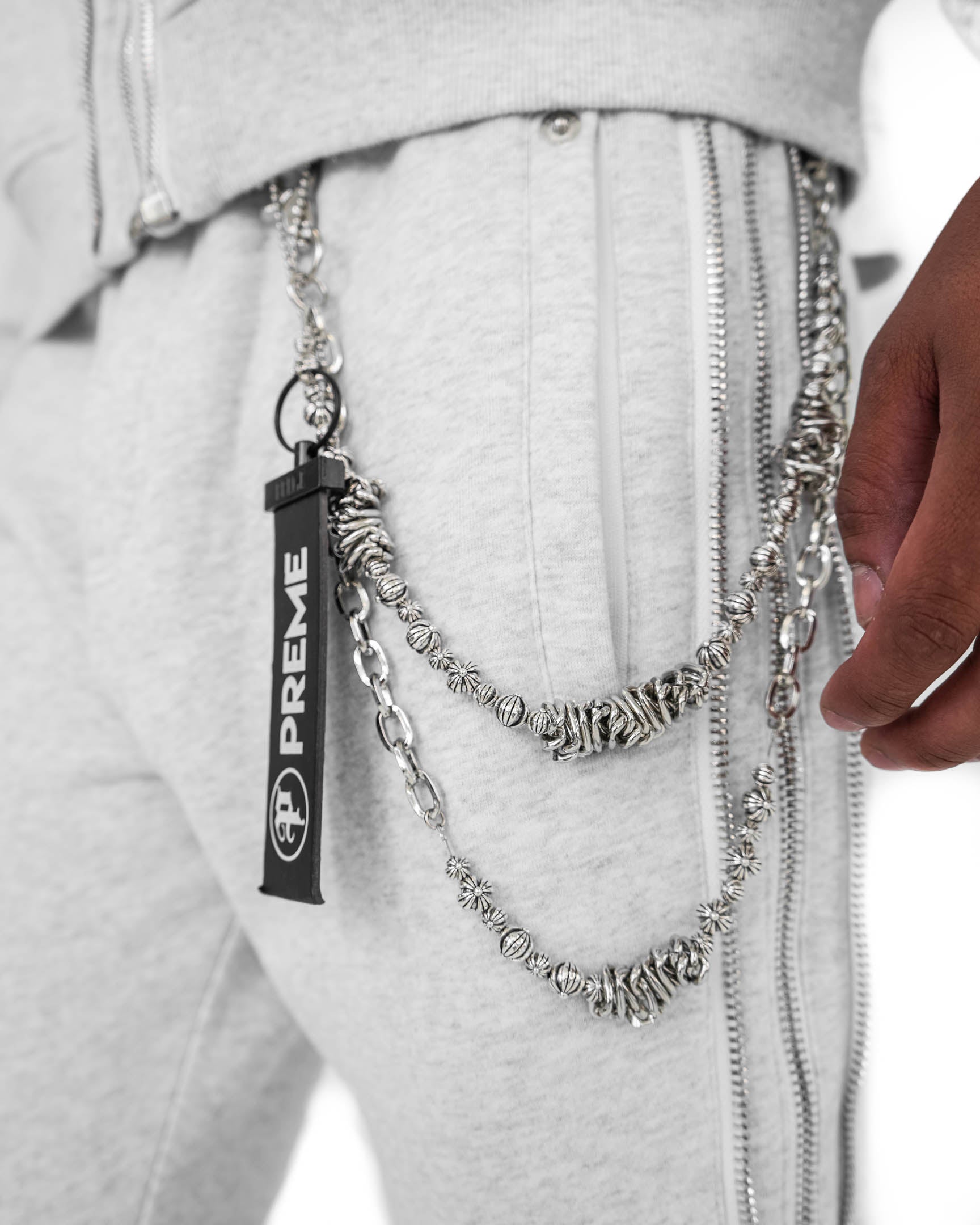 Ash Eclipse Zipper Sweatpants