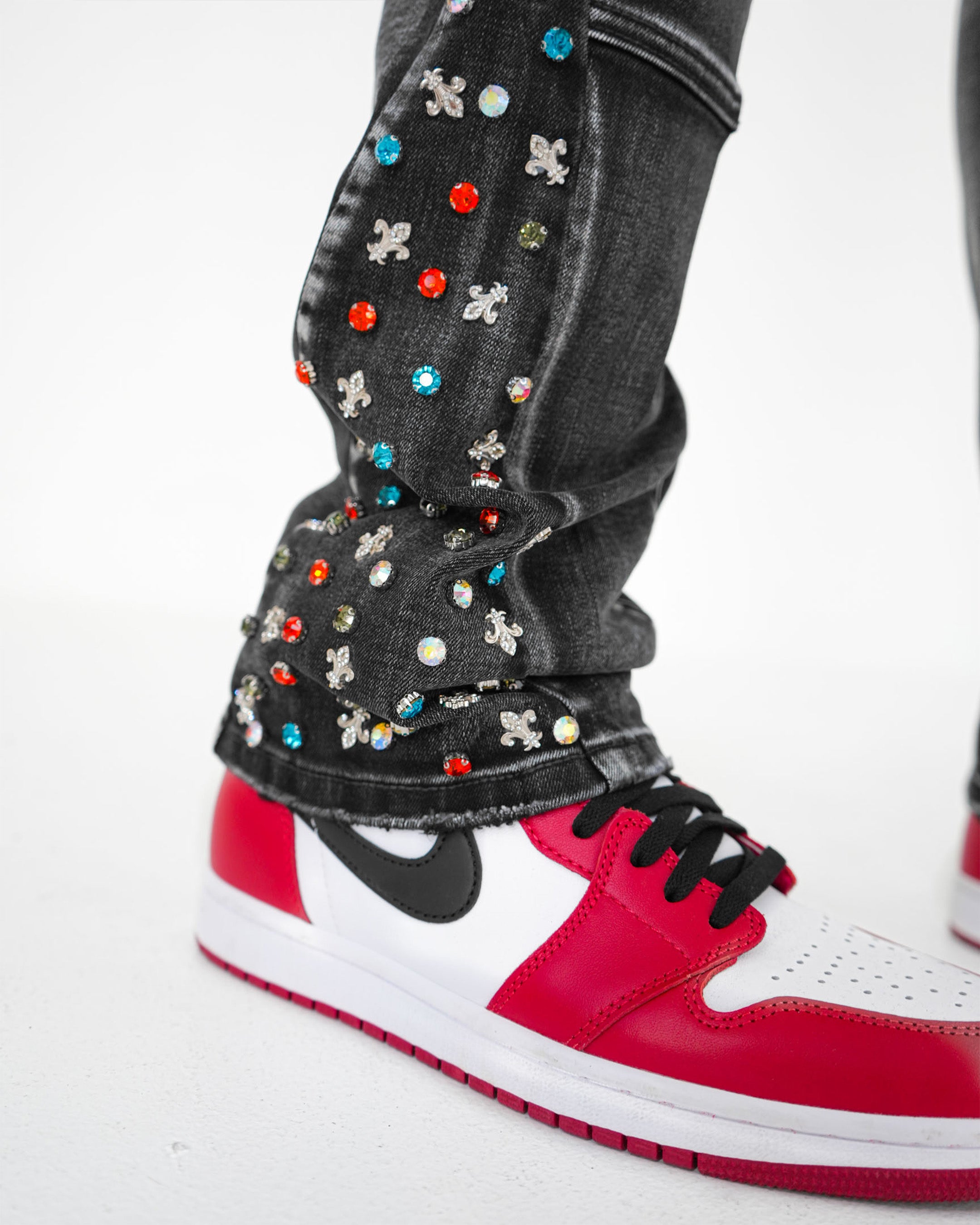 Black Prism Cargo Denim Jean