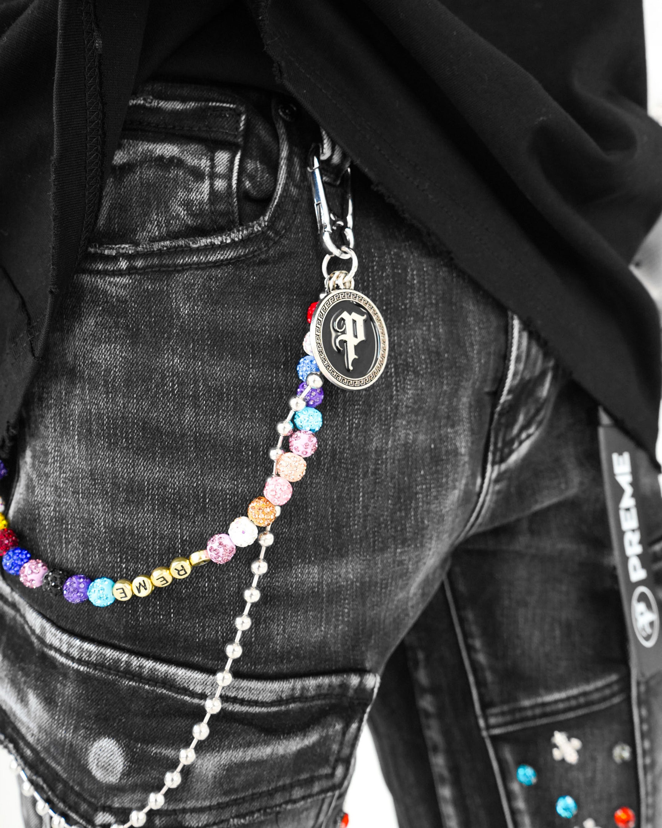 Black Prism Cargo Denim Jean